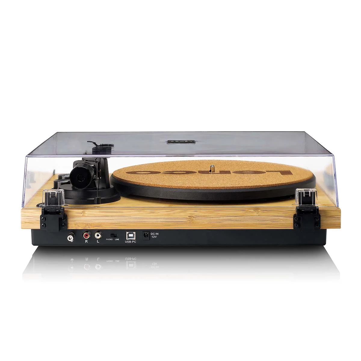 LENCO LBT-335BA - Platine vinyle avec Bluetooth® et cellule Ortofon 2M Red - Bambou - Image 7