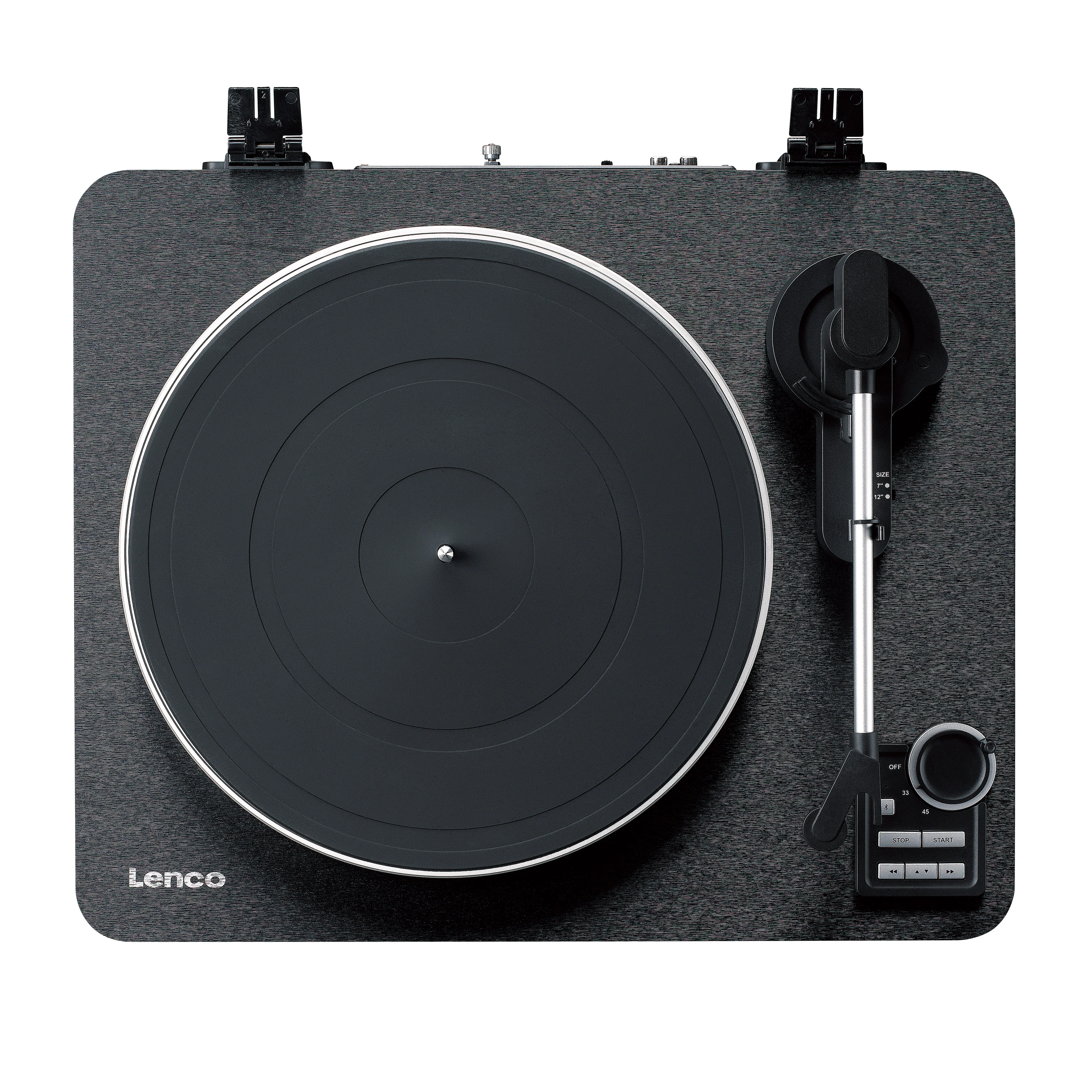 Lenco LBTA-165BK - Platine vinyle entièrement automatique avec transmission Bluetooth® et préamplificateur - Plateau et bras de lecture en métal - Noir - Image 5