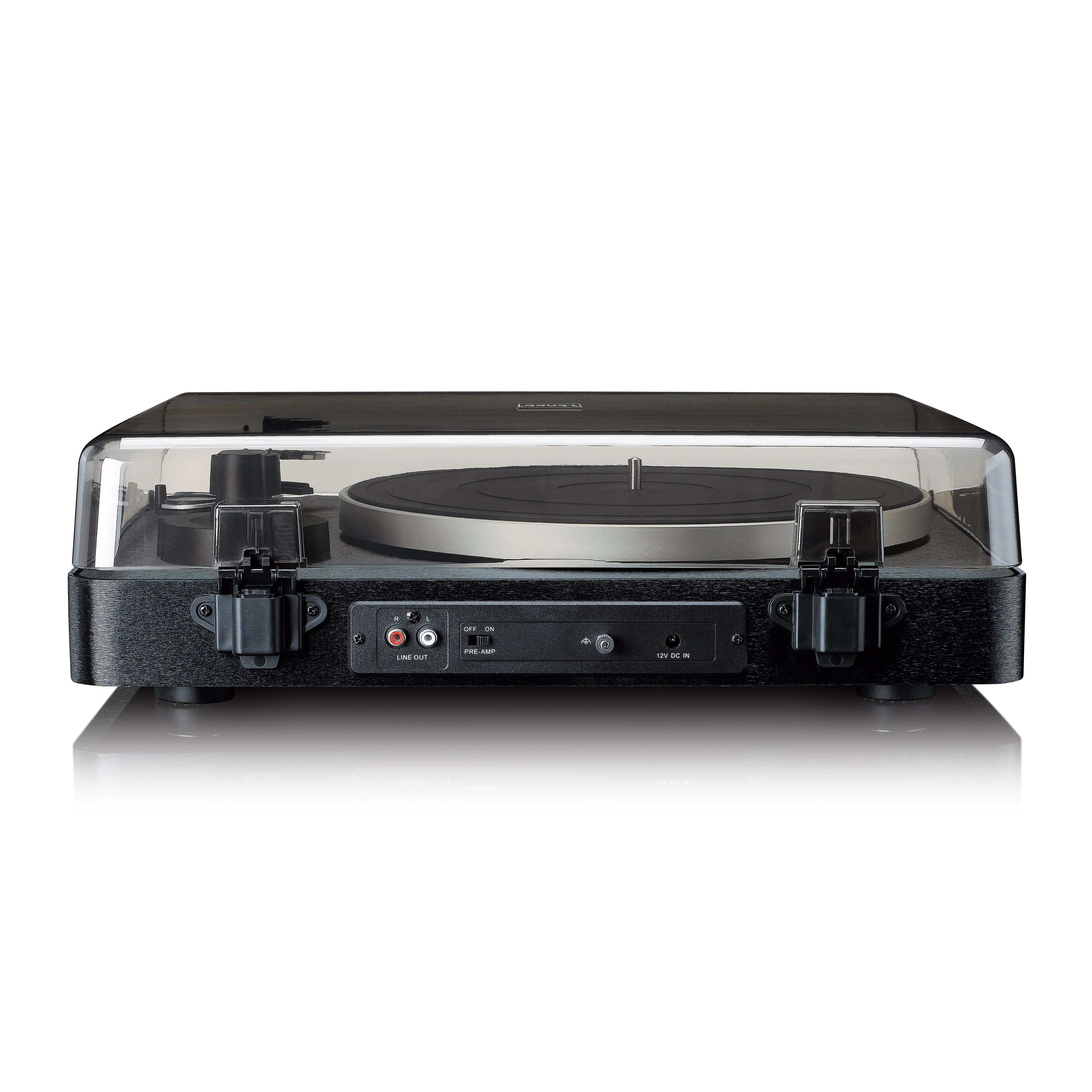 Lenco LBTA-165BK - Platine vinyle entièrement automatique avec transmission Bluetooth® et préamplificateur - Plateau et bras de lecture en métal - Noir - Image 6
