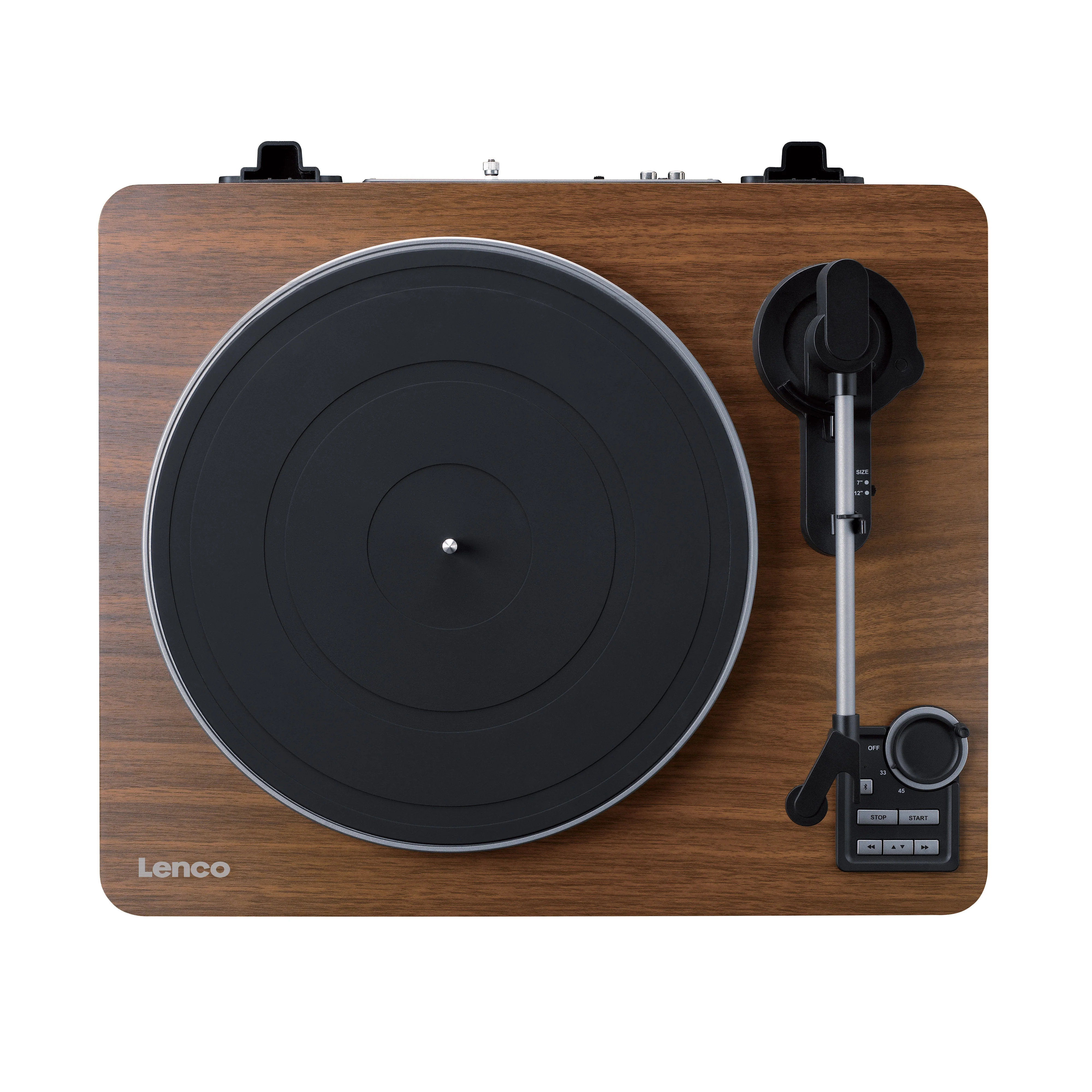 Lenco LBTA-165WD - Platine vinyle entièrement automatique avec transmission Bluetooth® et préamplificateur - Plateau et bras de lecture en métal - Bois - Image 10