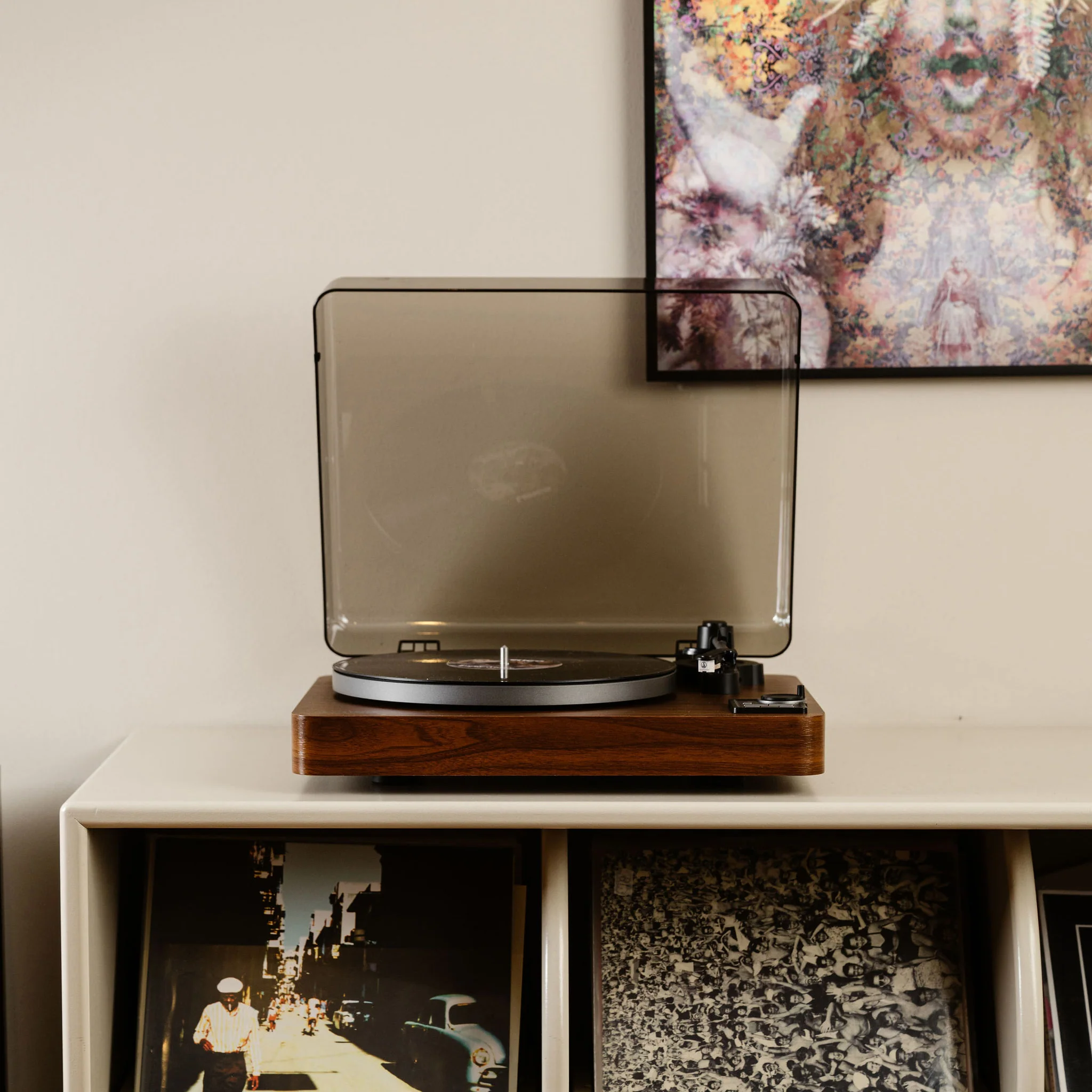 Lenco LBTA-165WD - Platine vinyle entièrement automatique avec transmission Bluetooth® et préamplificateur - Plateau et bras de lecture en métal - Bois - Image 17