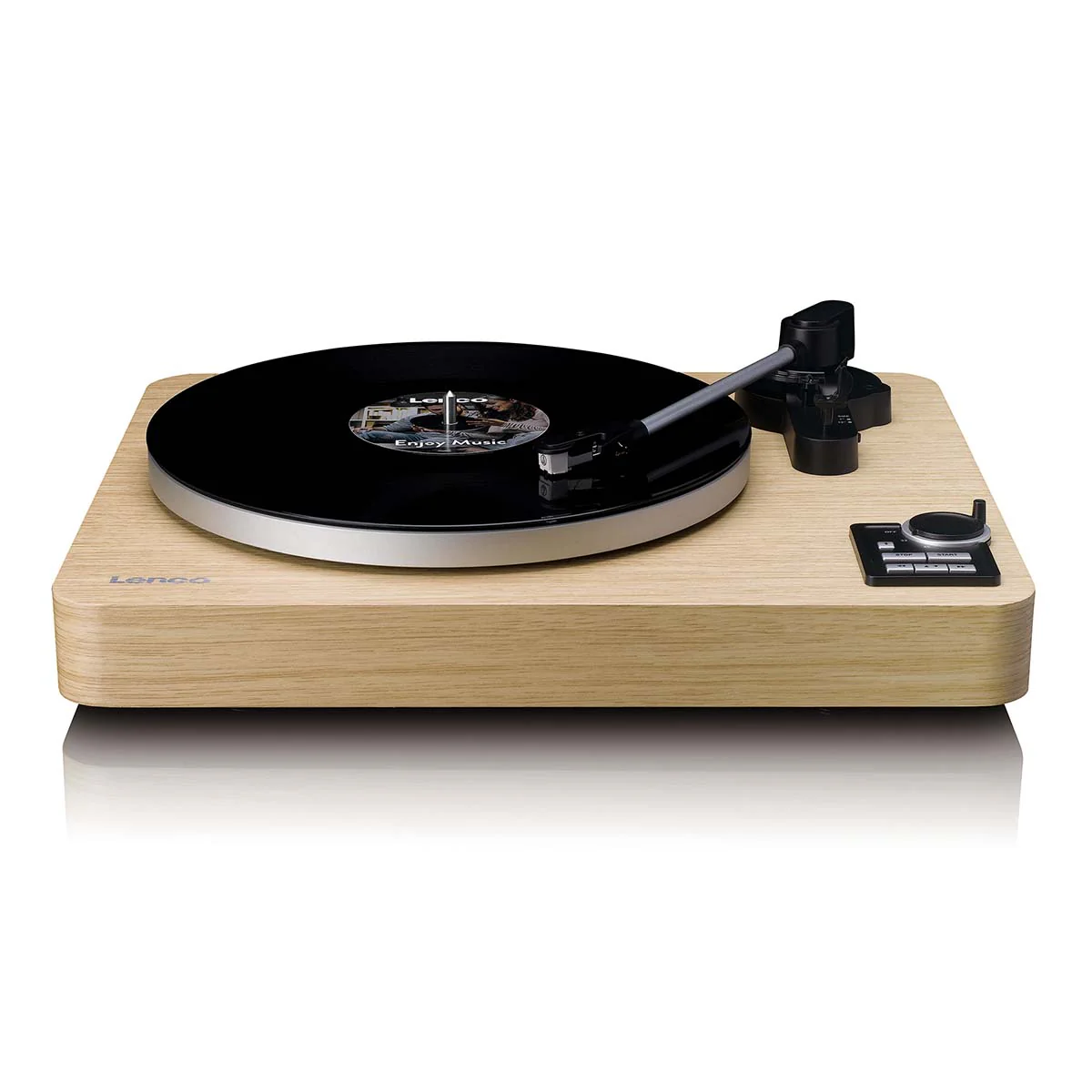 LENCO LBTA-166SI - Platine entièrement automatique avec transmission Bluetooth® et préamplificateur - Platine et bras de lecture en métal - Bois de pin - Image 3