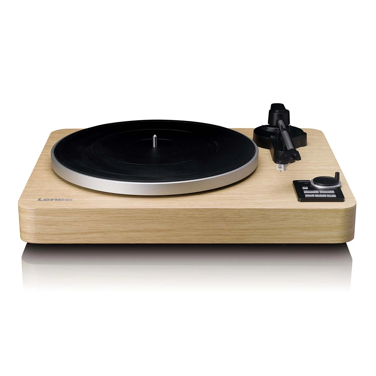 LENCO LBTA-166SI - Platine entièrement automatique avec transmission Bluetooth® et préamplificateur - Platine et bras de lecture en métal - Bois de pin - Image 4