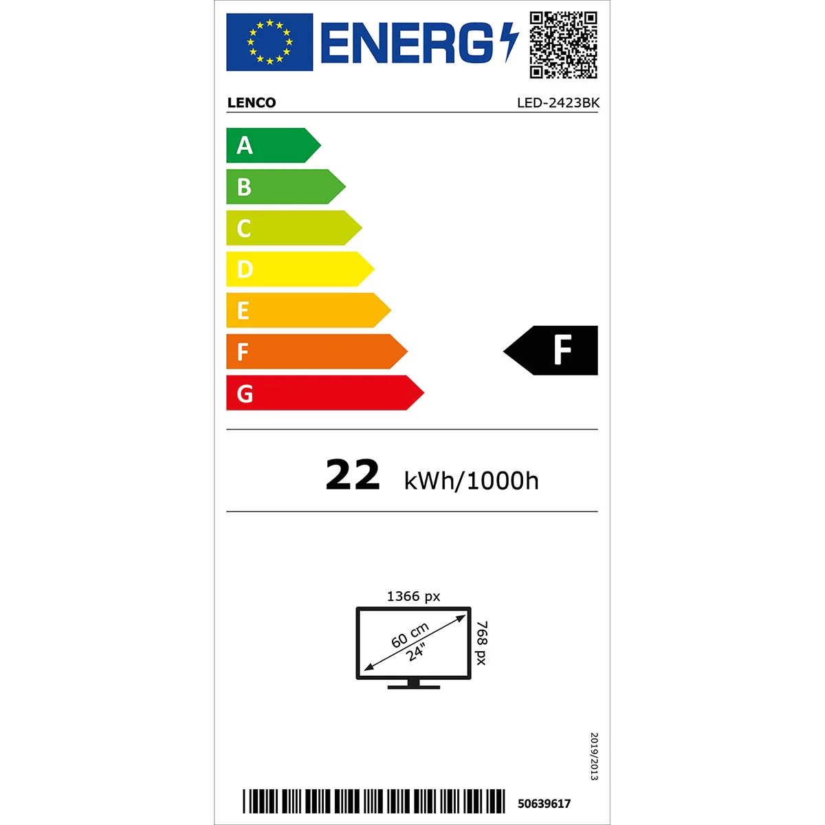 Lenco LED-2423BK - Télévision LED de 24" avec adapteur voiture 12 V, noir - Image 15