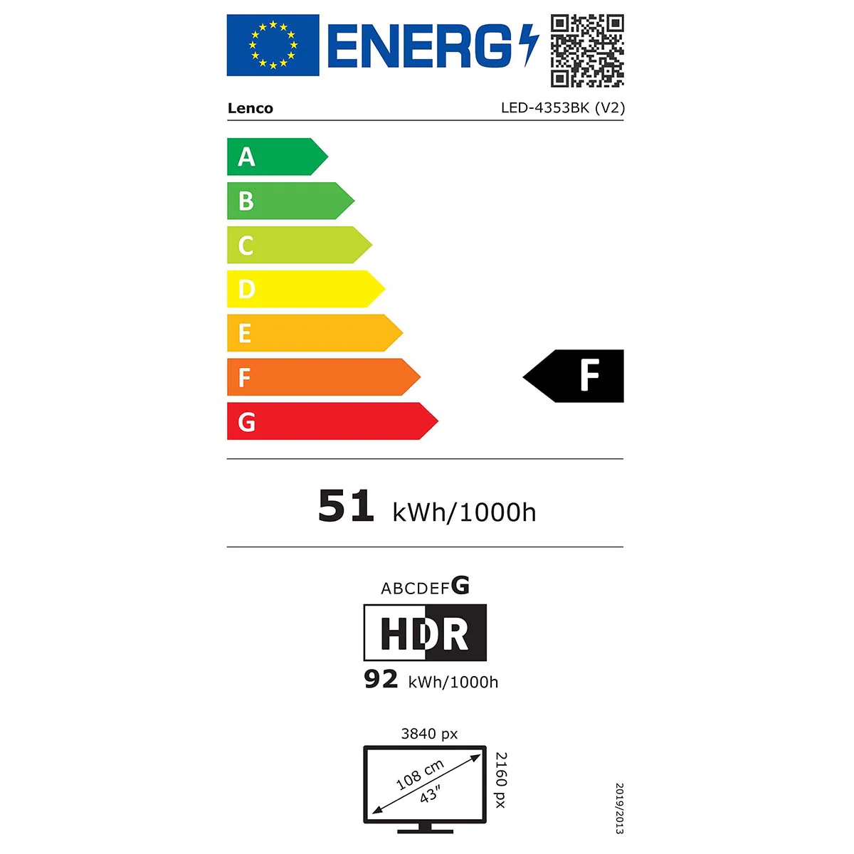 Lenco LED-4353BK - 43" 4K Smart TV Android, noir - Image 15
