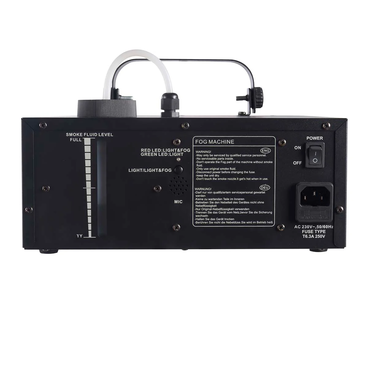 Lenco LFM-110BK - Jeu de lumière à double matrice et machine à fumée - Image 4
