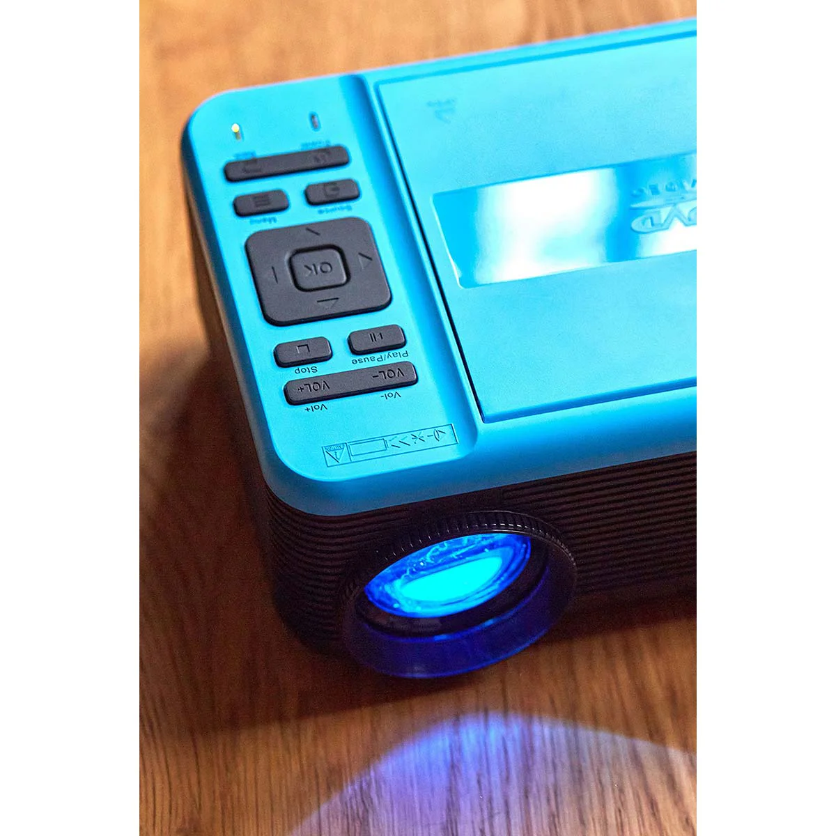 Lenco LPJ-500BU - Projecteur LCD avec lecteur DVD et connexion Bluetooth® - Bleu - Image 13