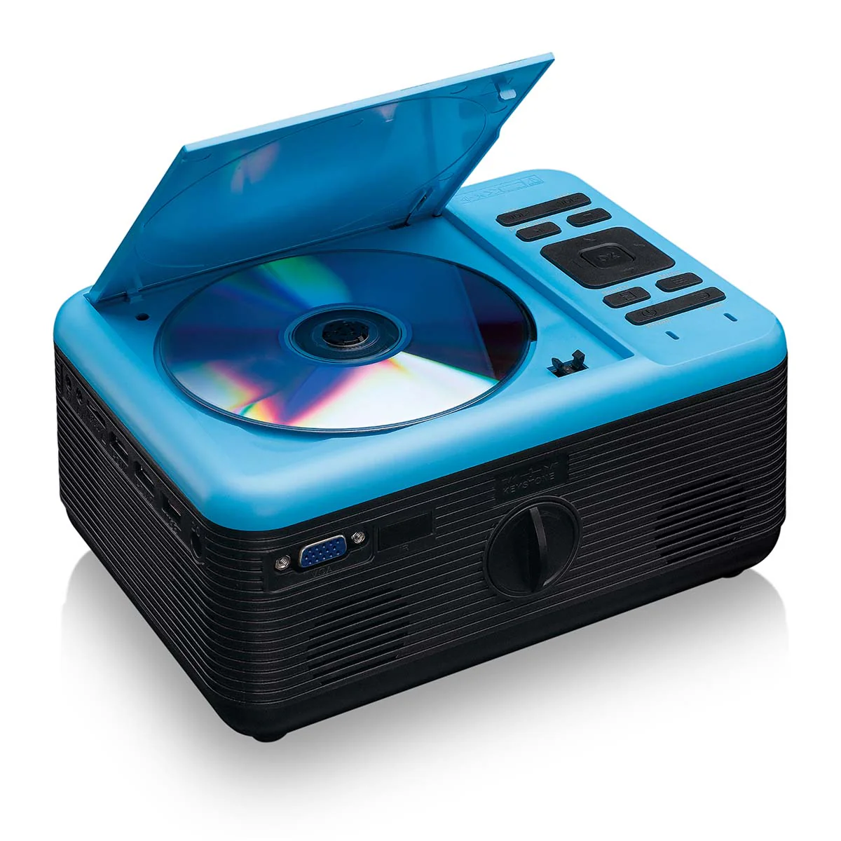 Lenco LPJ-500BU - Projecteur LCD avec lecteur DVD et connexion Bluetooth® - Bleu - Image 9