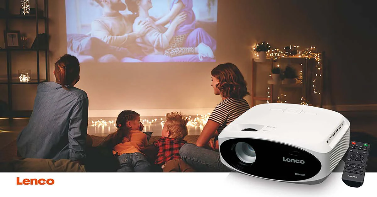 Lenco LPJ-900WH - Projecteur Full HD, lumineux et net avec 250 Lumens, 510cm de projection - Blanc - Image 18