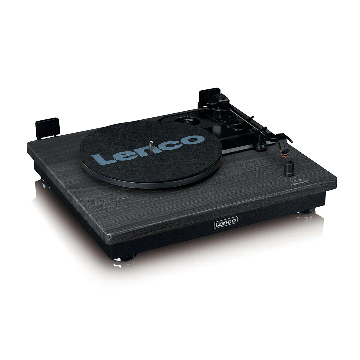 Lenco LS-100BK - Platine vinyle avec réception Bluetooth® et deux enceintes externes - Noir - Image 6