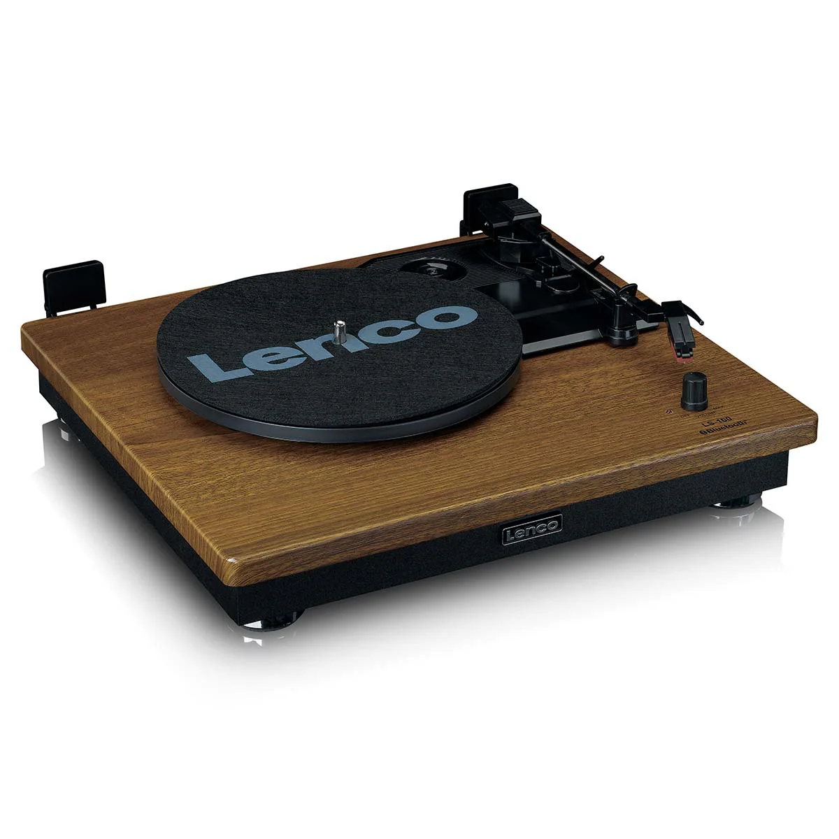 Lenco LS-100WD - Platine avec haut-parleurs external - Bois - Image 4