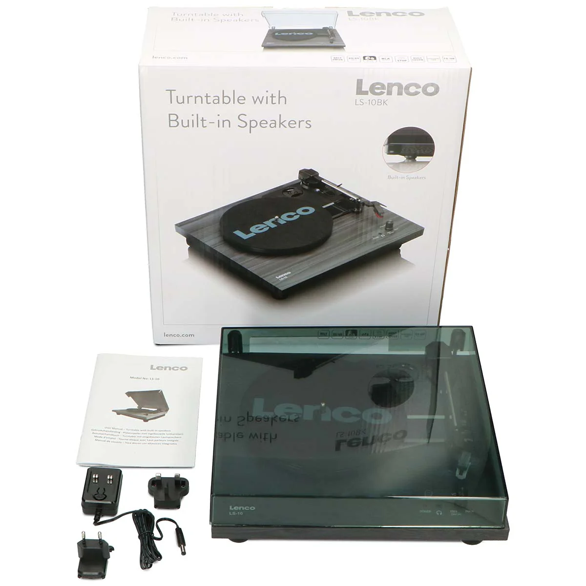 Lenco LS-10BK - Platine avec haut-parleurs intégrés - Noir - Image 12