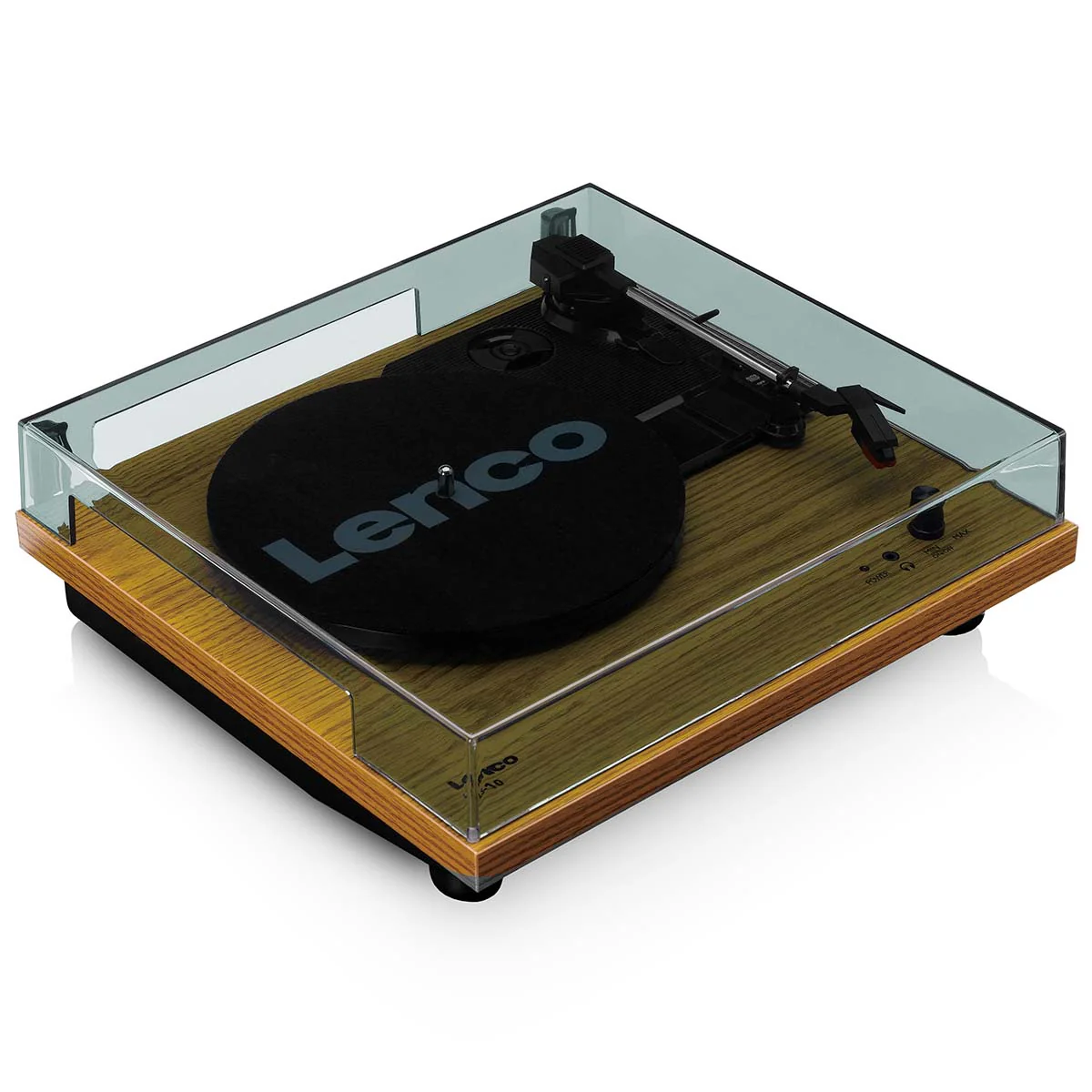 Lenco LS-10WD - Platine avec haut-parleurs intégrés - Bois - Image 5
