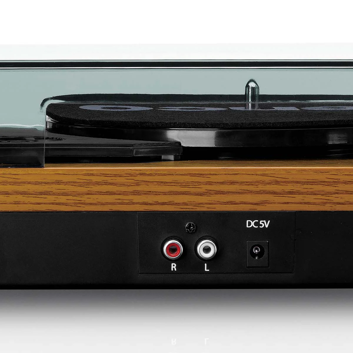 Lenco LS-10WD - Platine avec haut-parleurs intégrés - Bois - Image 9