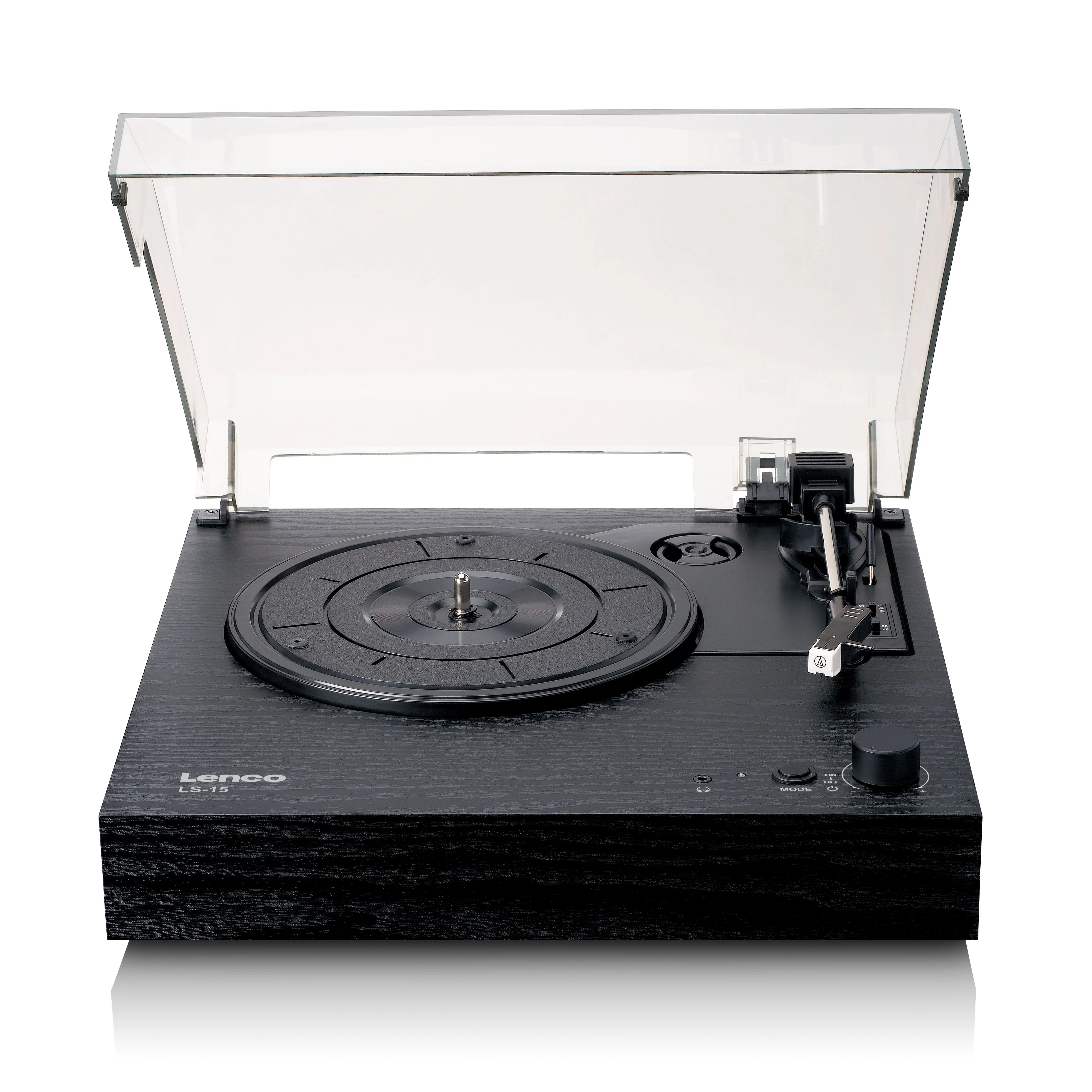 Lenco LS-15BK - Platine vinyle avec Bluetooth®, deux haut-parleurs intégrés et cellule AT3600L - Noir - Image 7