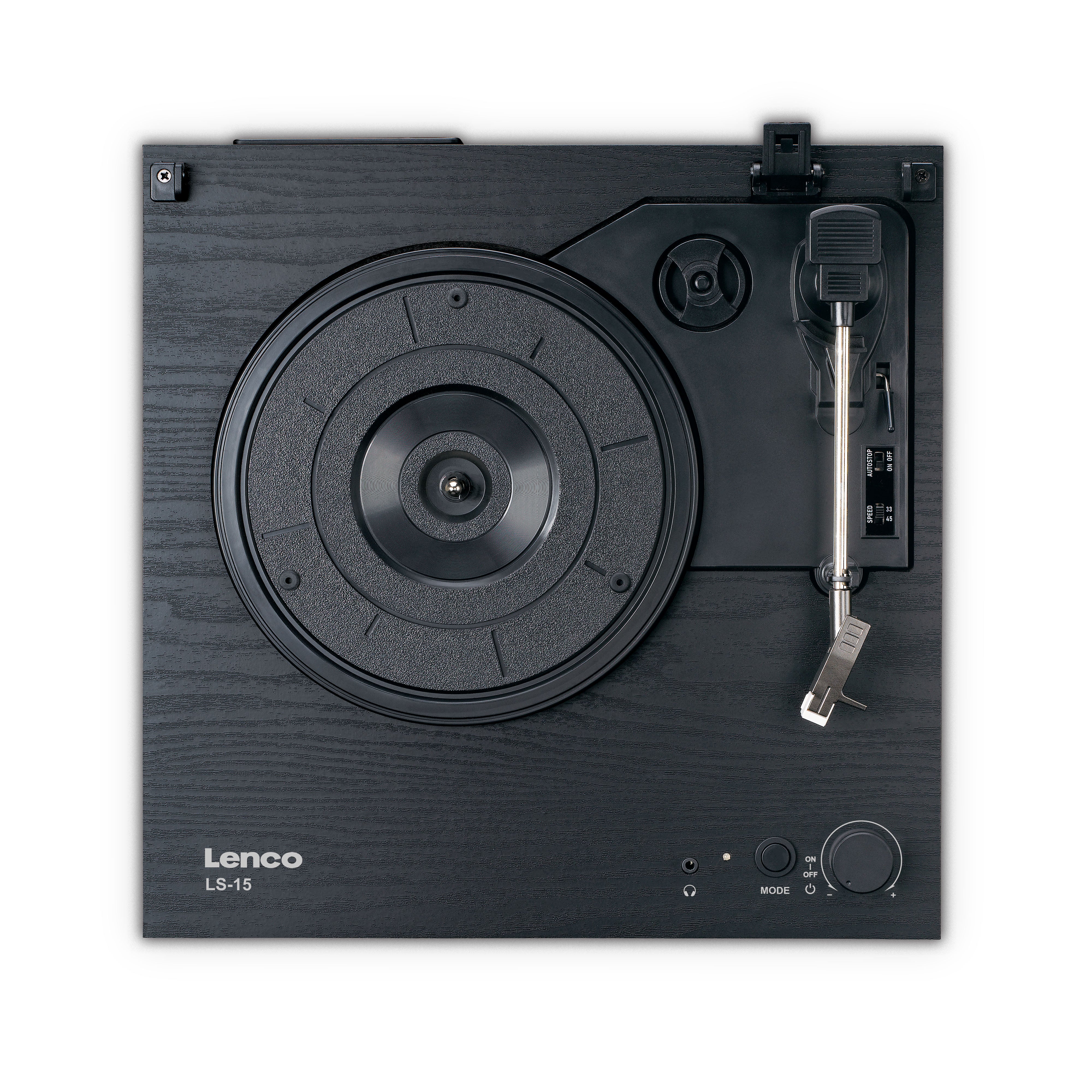 Lenco LS-15BK - Platine vinyle avec Bluetooth®, deux haut-parleurs intégrés et cellule AT3600L - Noir - Image 8