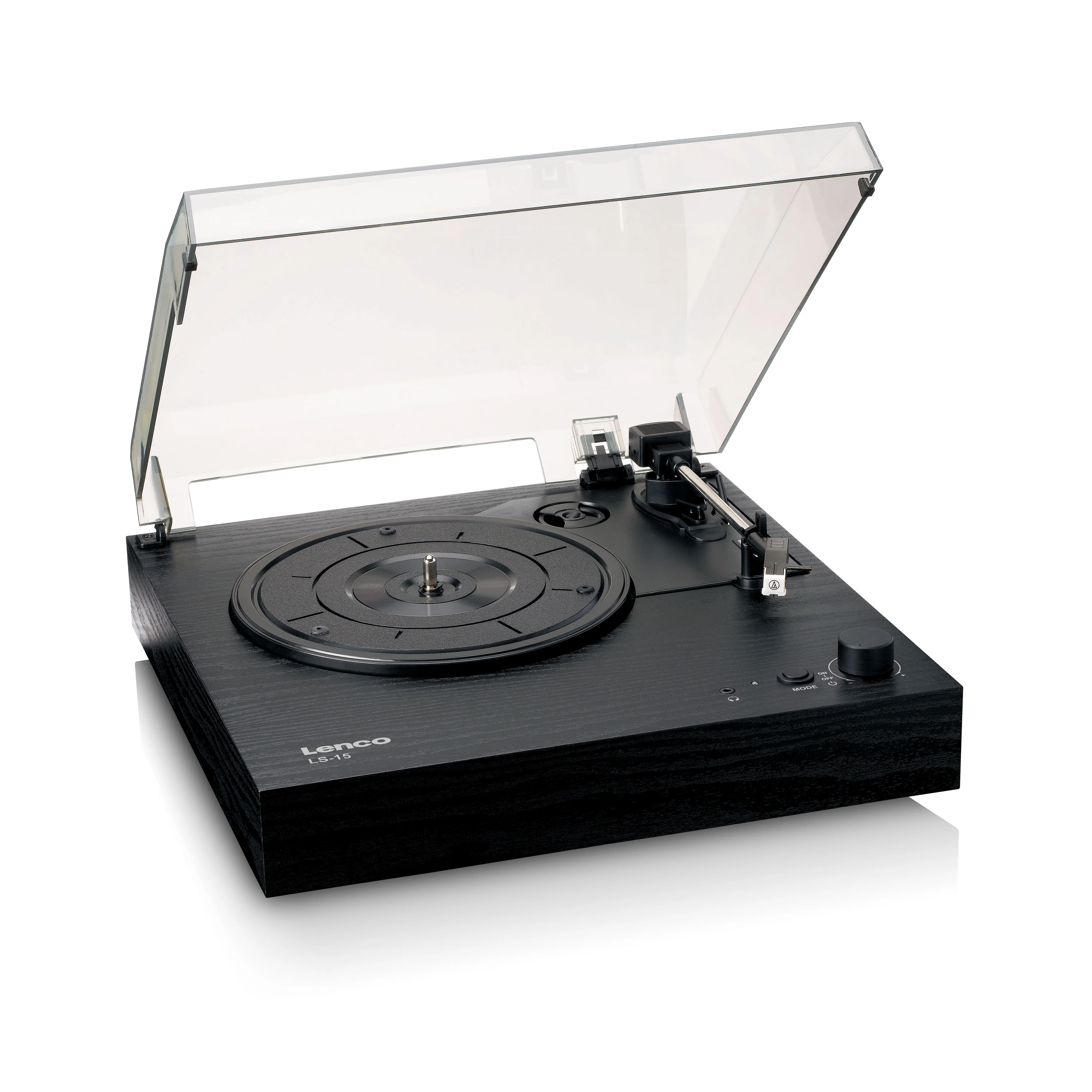Lenco LS-15BK - Platine vinyle avec Bluetooth®, deux haut-parleurs intégrés et cellule AT3600L - Noir - Image 9