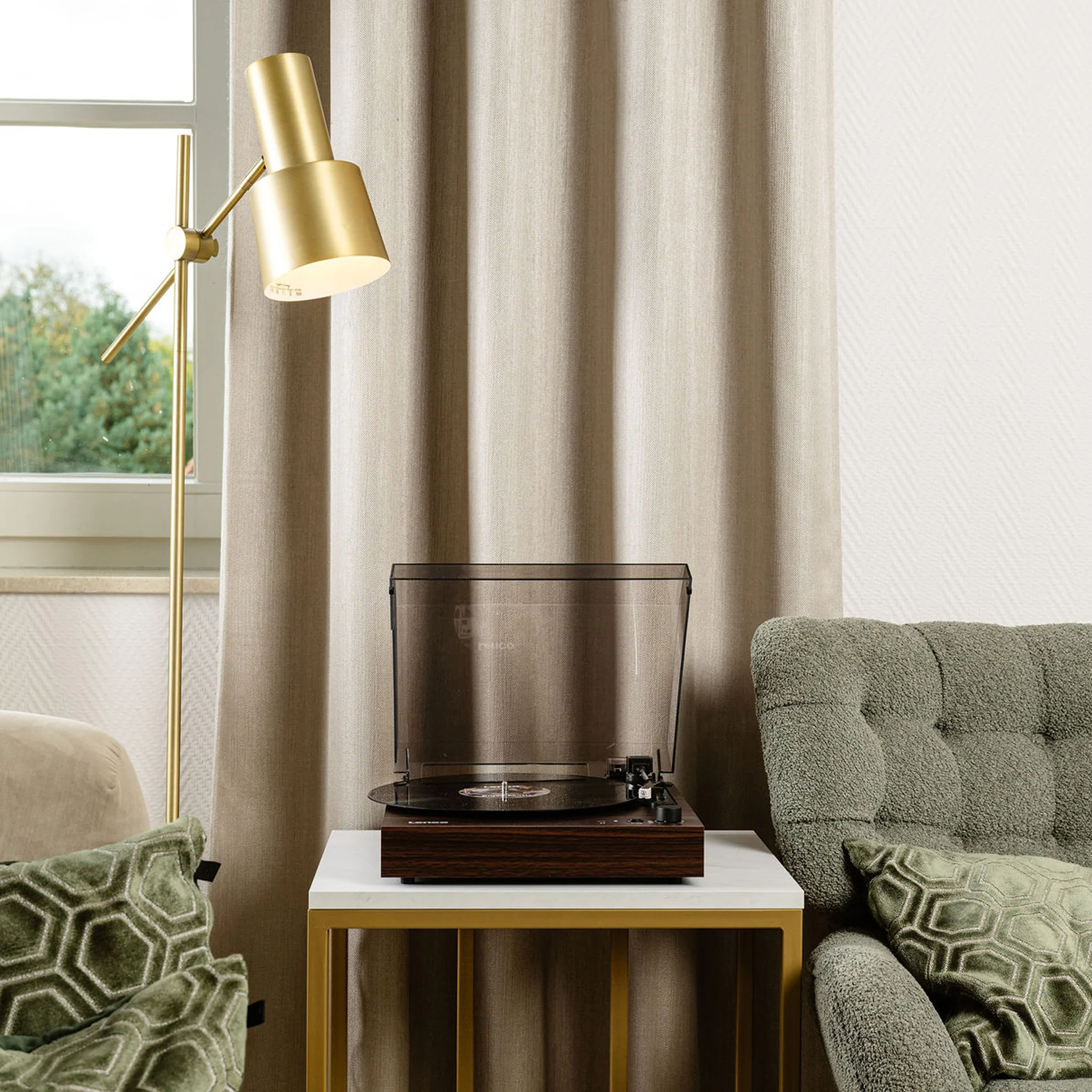 Lenco LS-15WD - Platine vinyle avec Bluetooth®, deux haut-parleurs intégrés et cellule AT3600L - Bois - Image 19