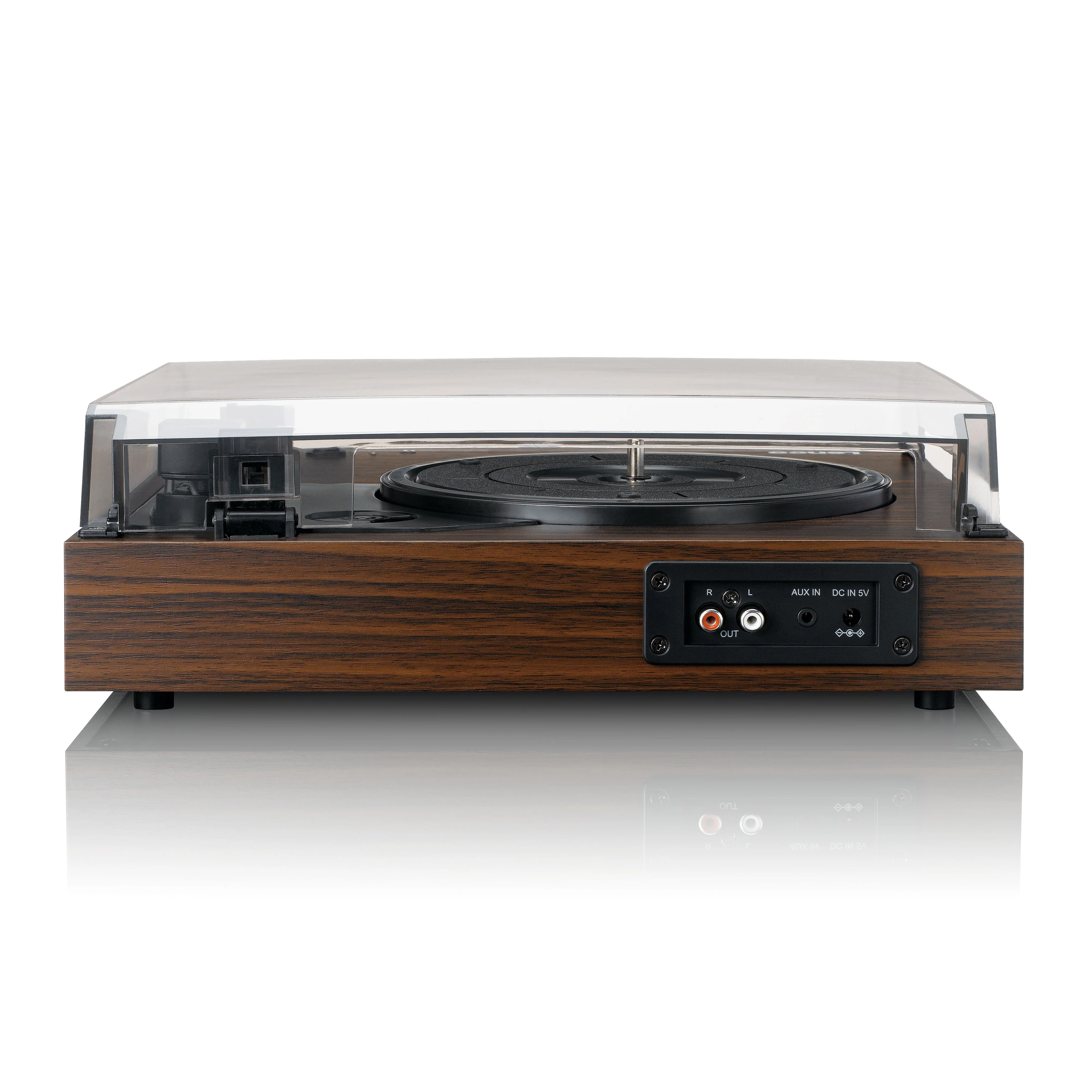 Lenco LS-15WD - Platine vinyle avec Bluetooth®, deux haut-parleurs intégrés et cellule AT3600L - Bois - Image 6