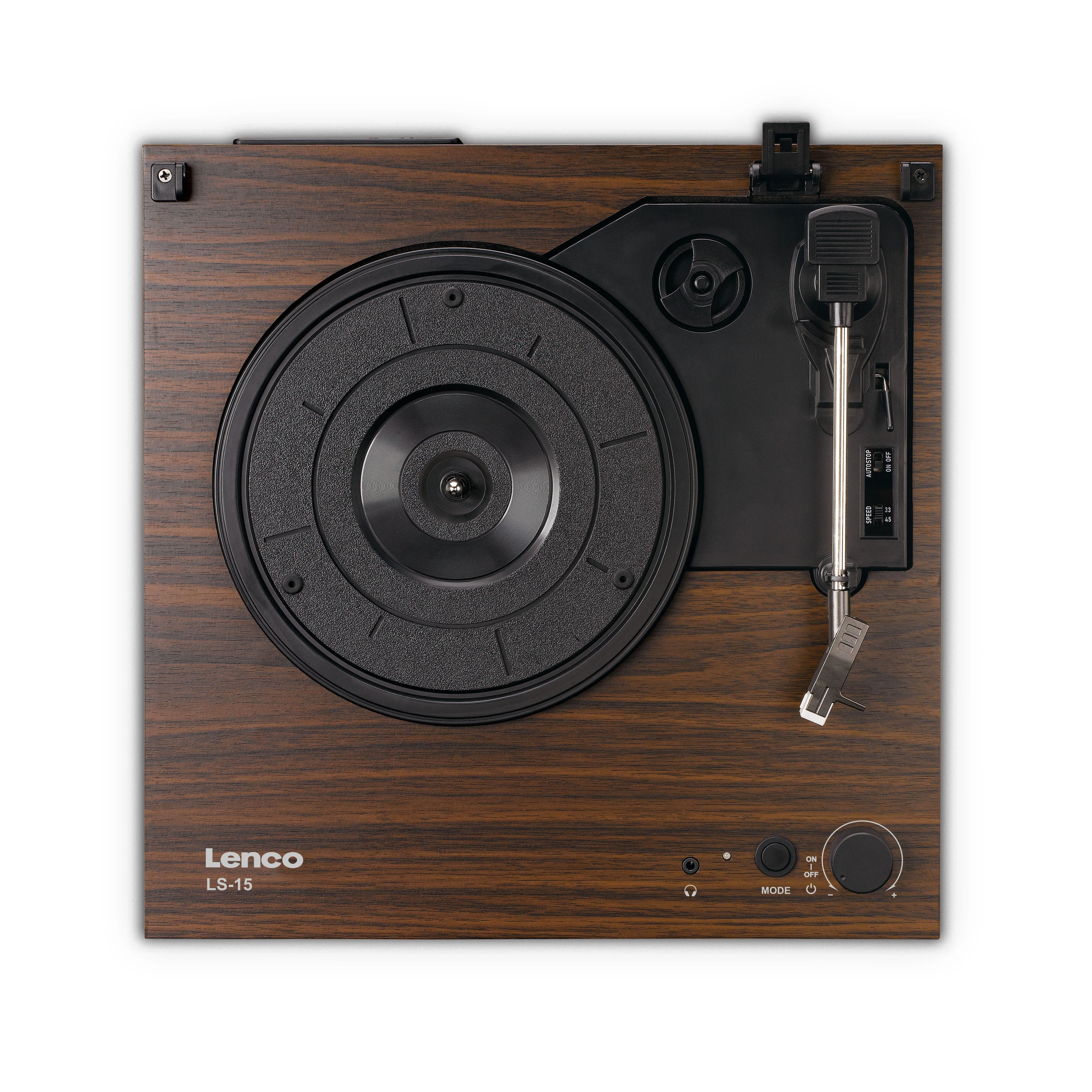 Lenco LS-15WD - Platine vinyle avec Bluetooth®, deux haut-parleurs intégrés et cellule AT3600L - Bois - Image 9