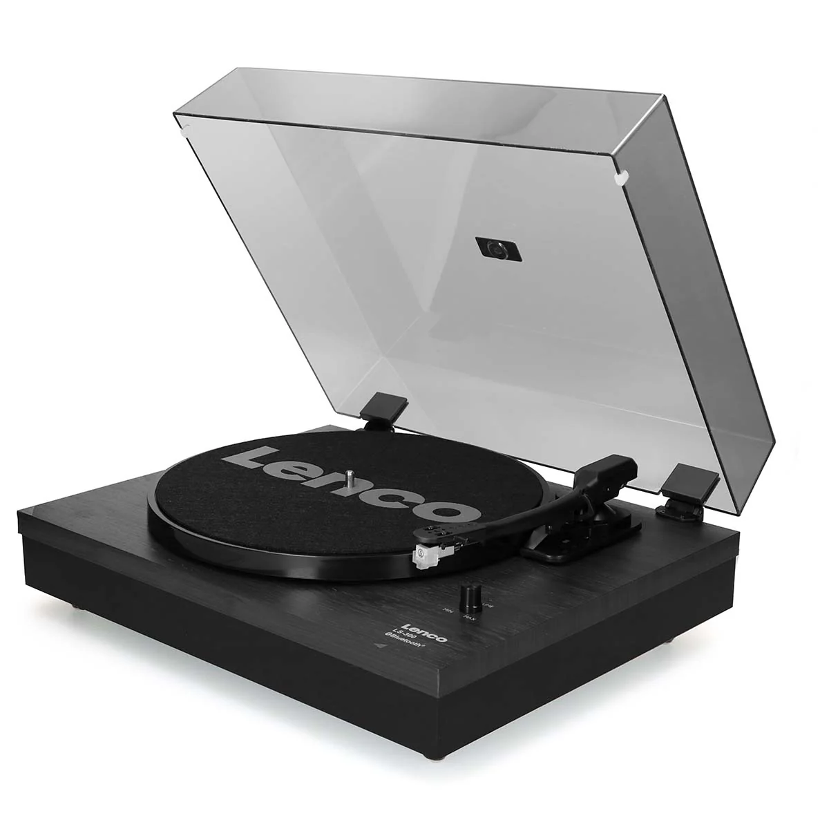 Lenco LS-300BK - Platine avec Bluetooth® et deux haut-parleurs externes - Noir - Image 4