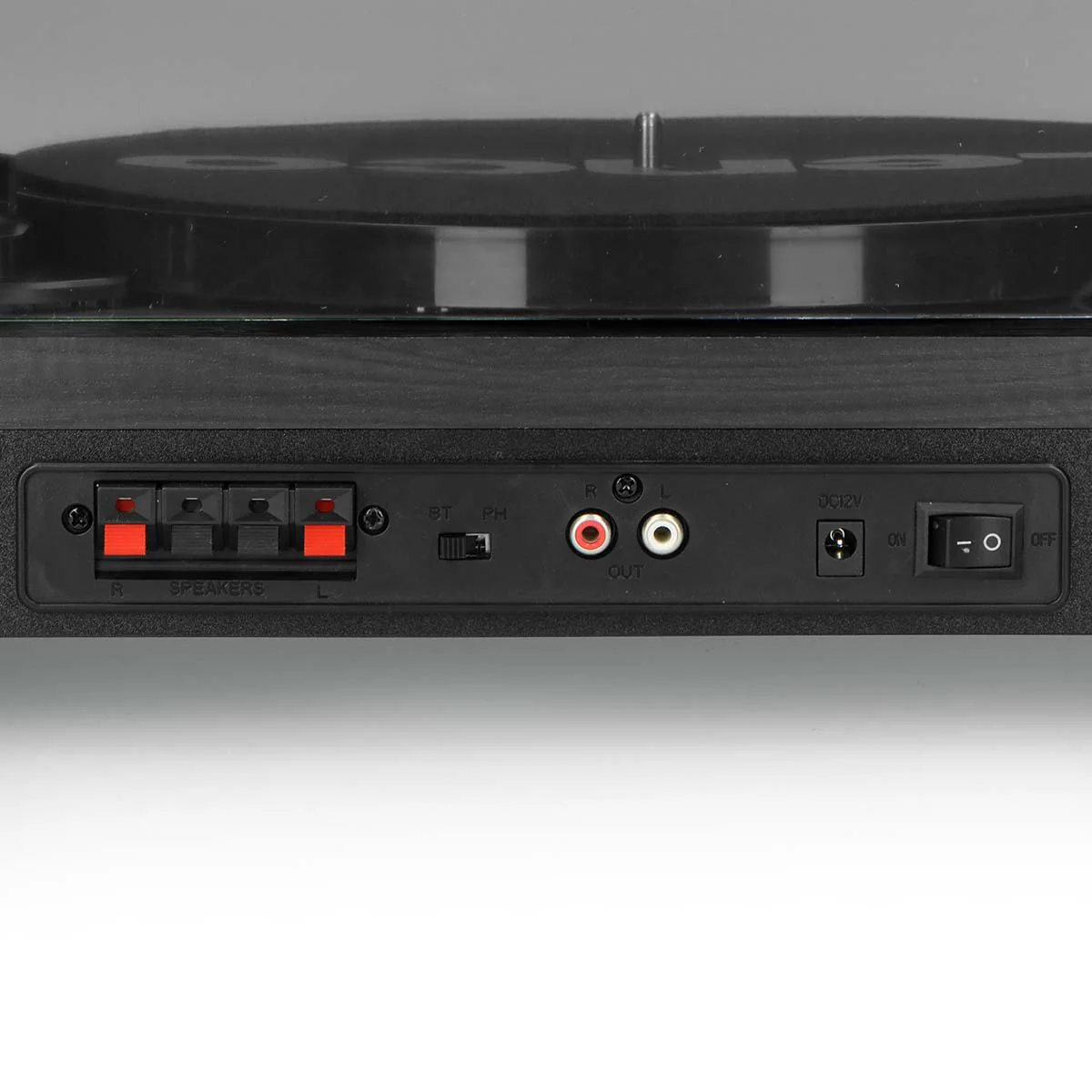 Lenco LS-300BK - Platine avec Bluetooth® et deux haut-parleurs externes - Noir - Image 6