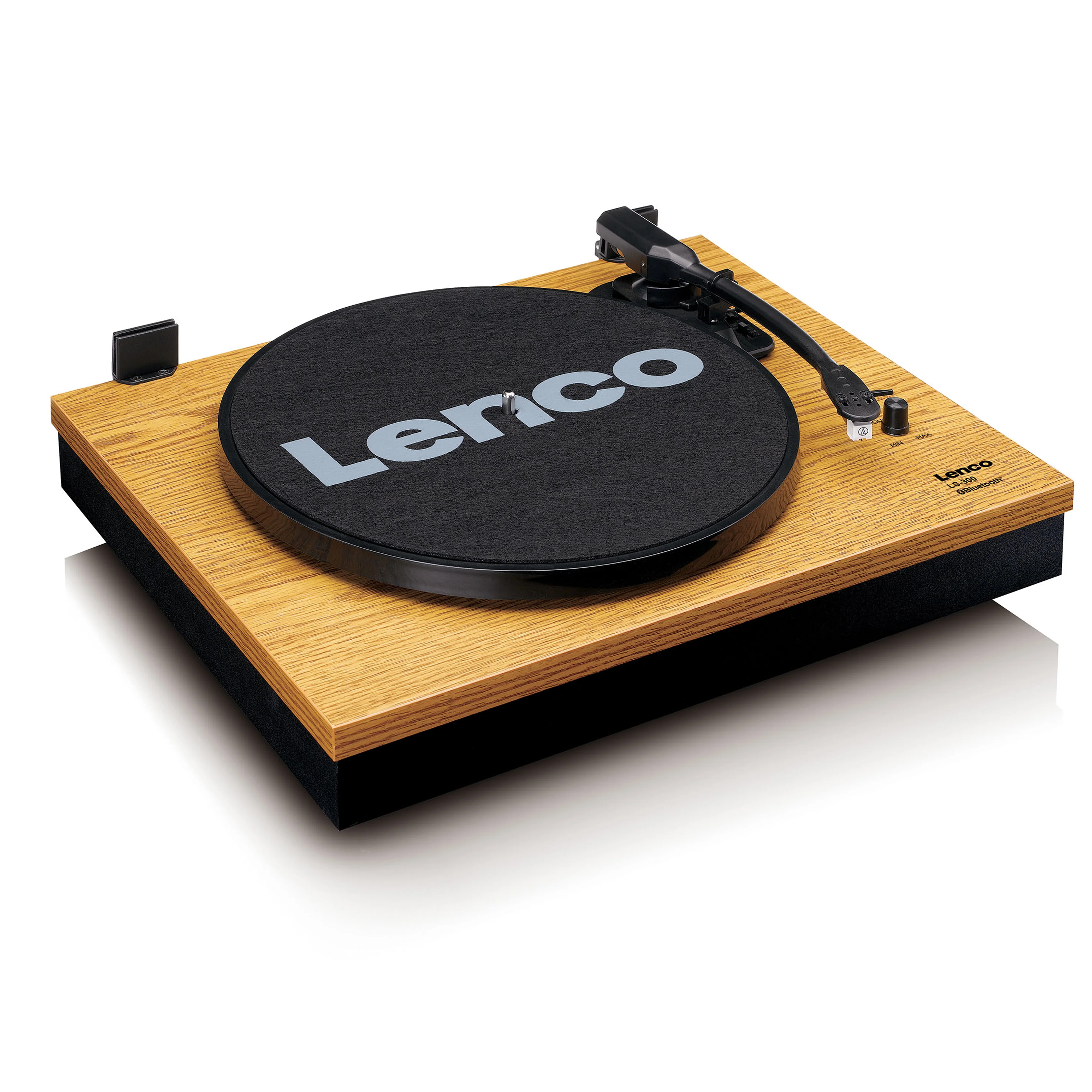 Lenco LS-300WD - Platine avec Bluetooth® et deux haut-parleurs externes, bois - Image 7