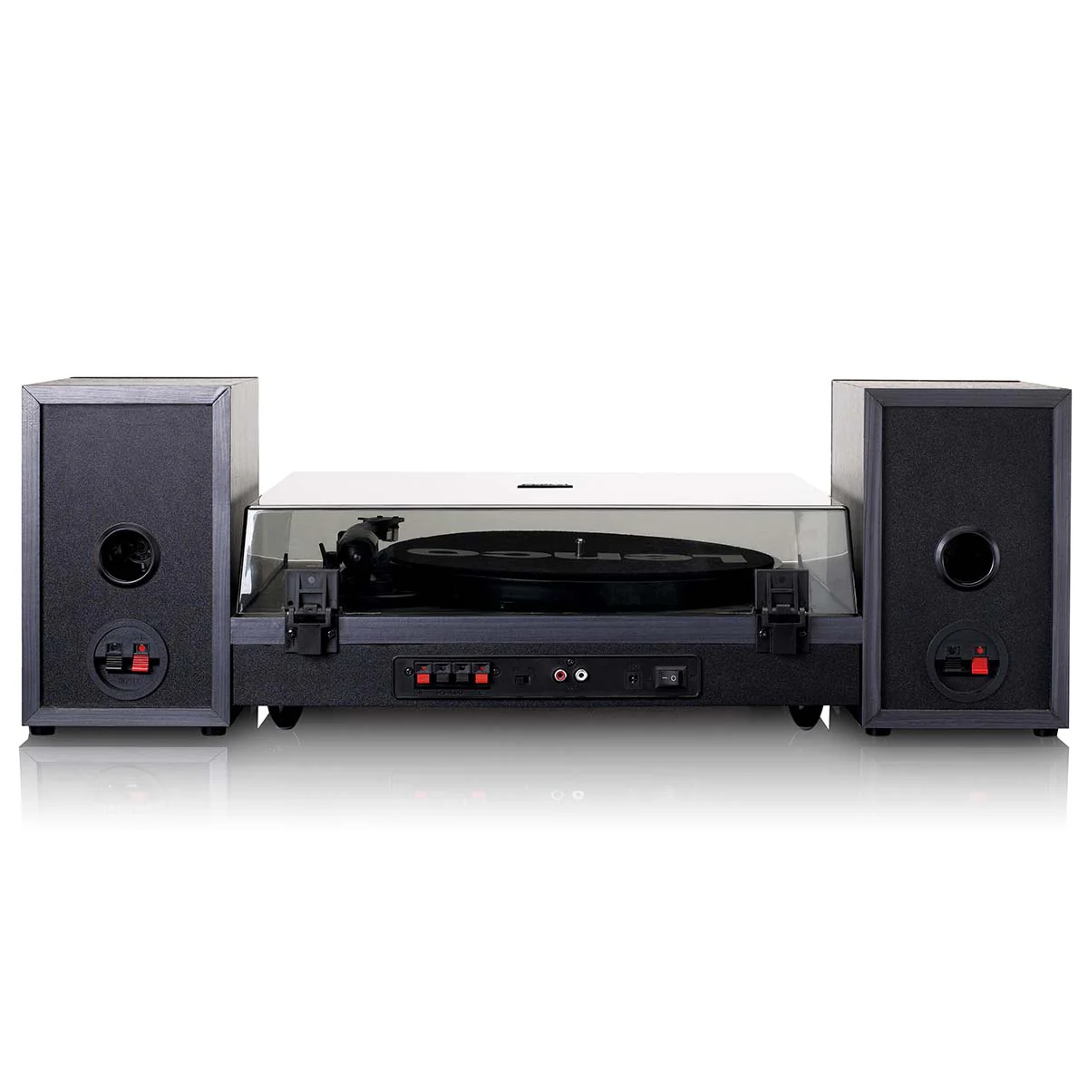 Lenco LS-301BK - Platine avec Bluetooth® et deux haut-parleurs externes, noir - Image 4