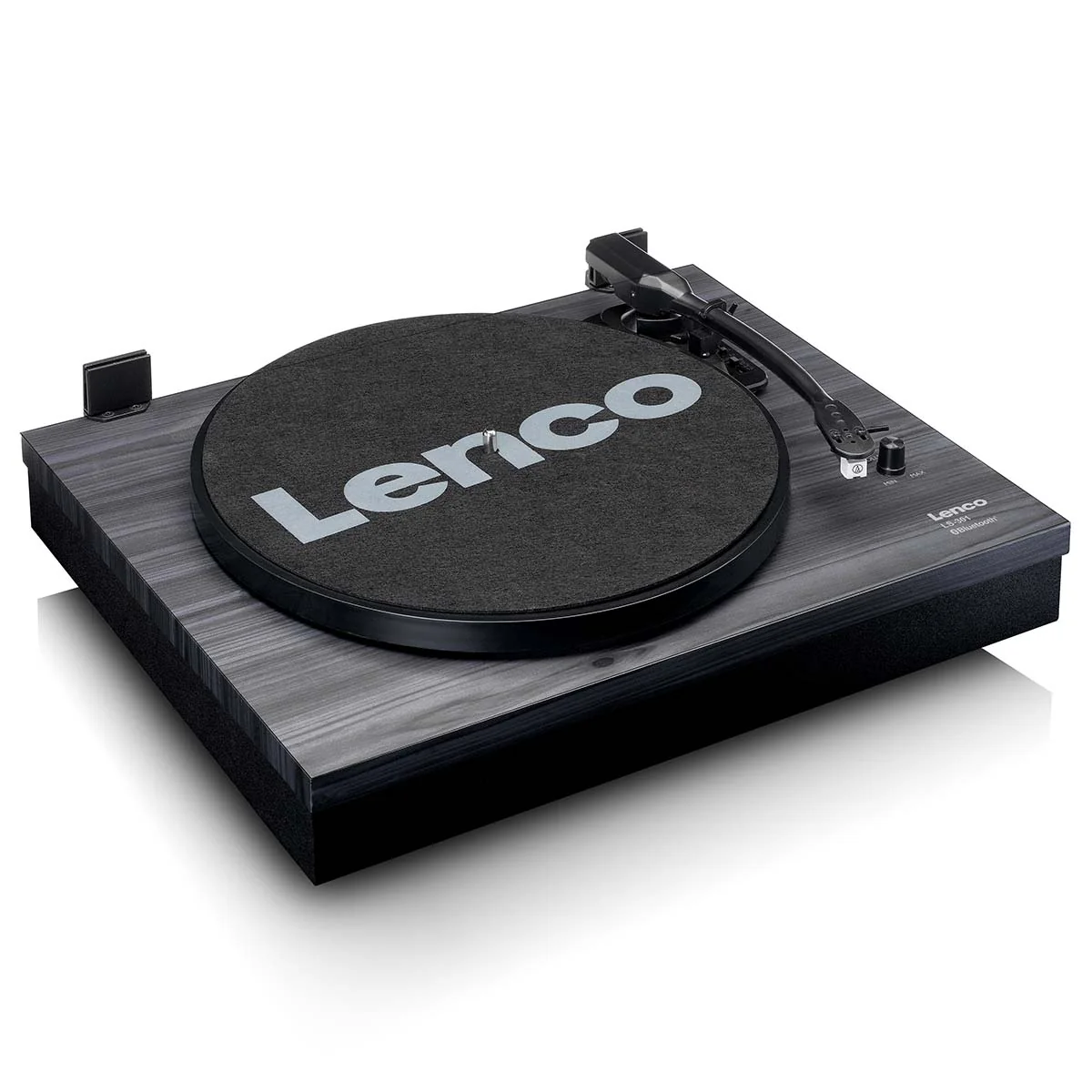 Lenco LS-301BK - Platine avec Bluetooth® et deux haut-parleurs externes, noir - Image 6