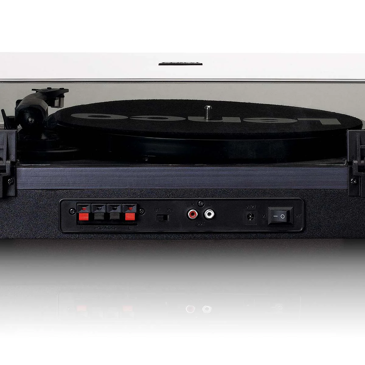 Lenco LS-301BK - Platine avec Bluetooth® et deux haut-parleurs externes, noir - Image 8