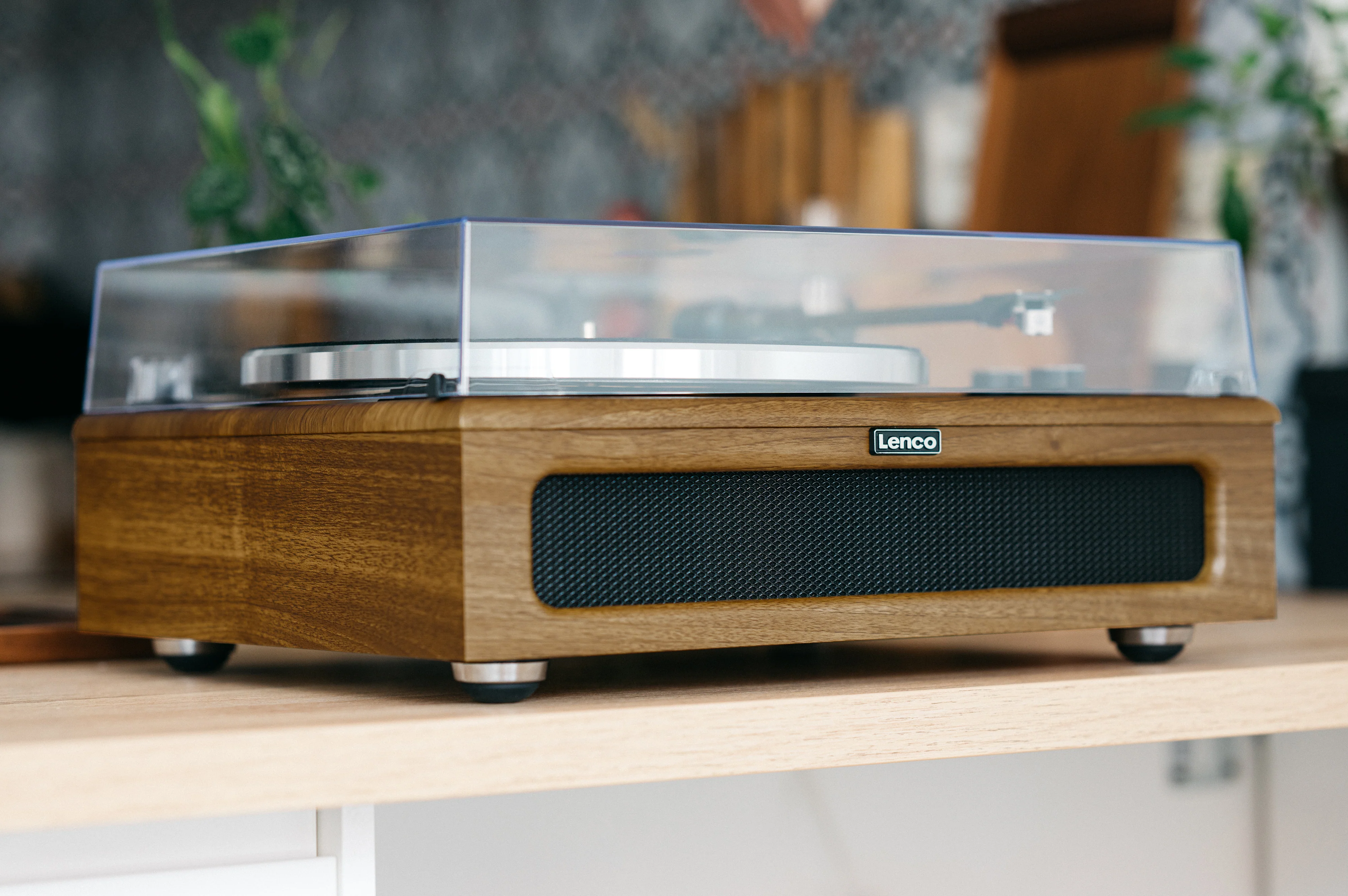 Lenco LS-410WA - Platine vinyle avec 4 haut-parleurs - Bois - Image 15