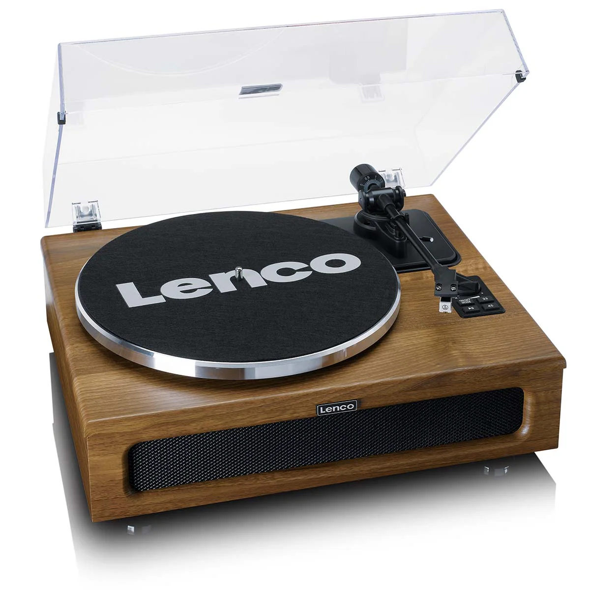 Lenco LS-410WA - Platine vinyle avec 4 haut-parleurs - Bois - Image 6