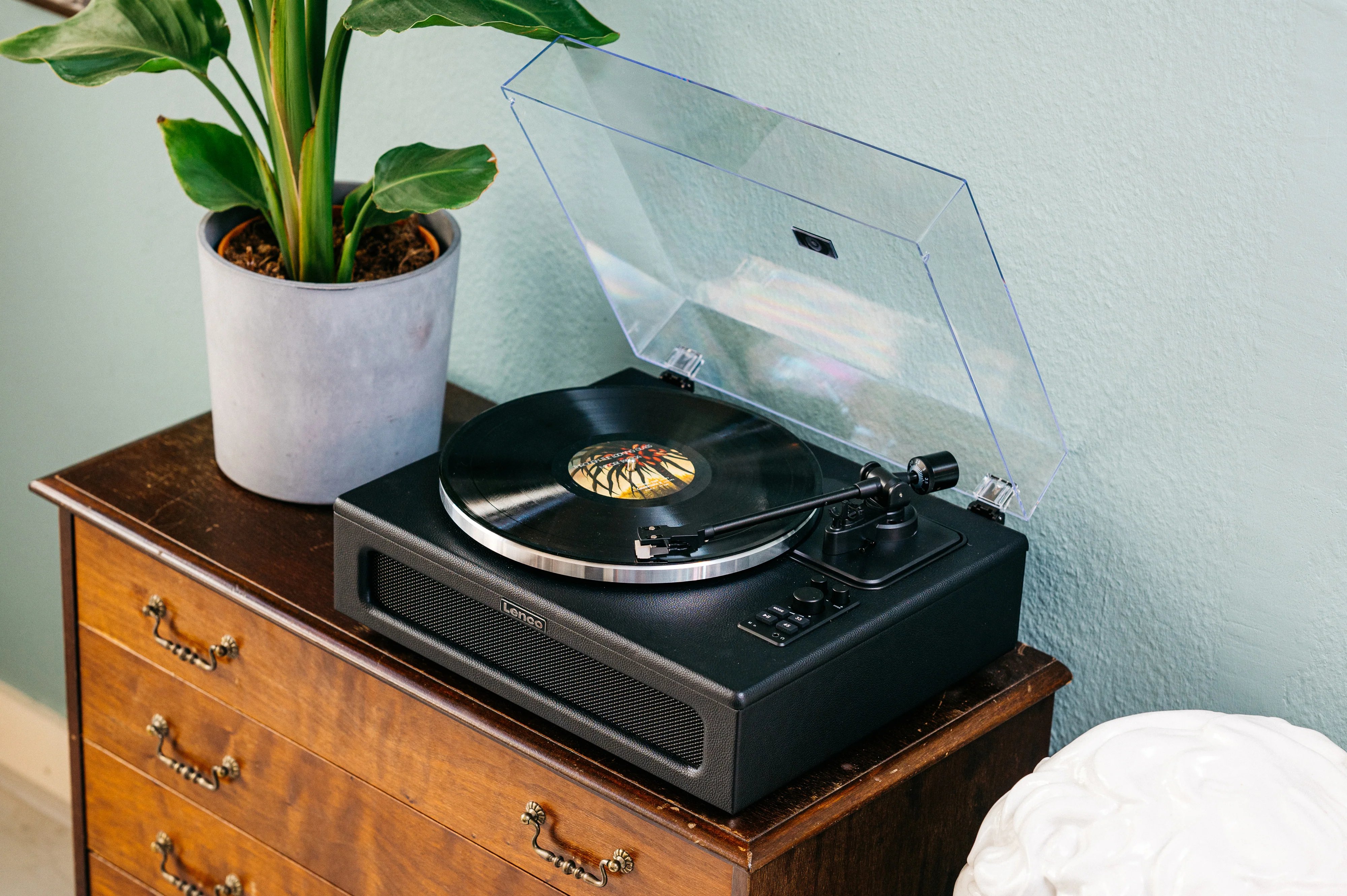 Lenco LS-430BK - Platine vinyle avec 4 haut-parleurs incorporés - Noir - Image 23