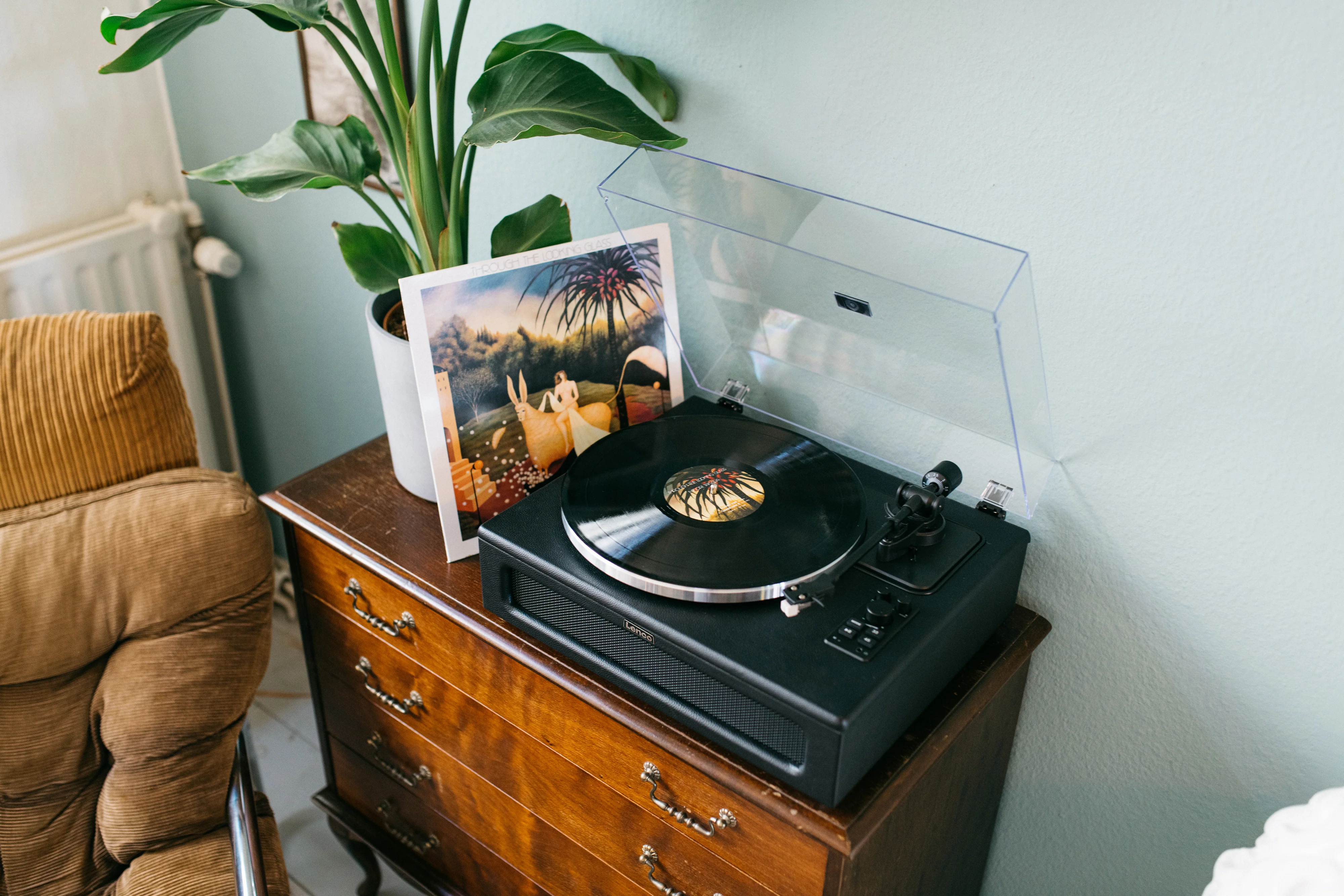 Lenco LS-430BK - Platine vinyle avec 4 haut-parleurs incorporés - Noir - Image 24