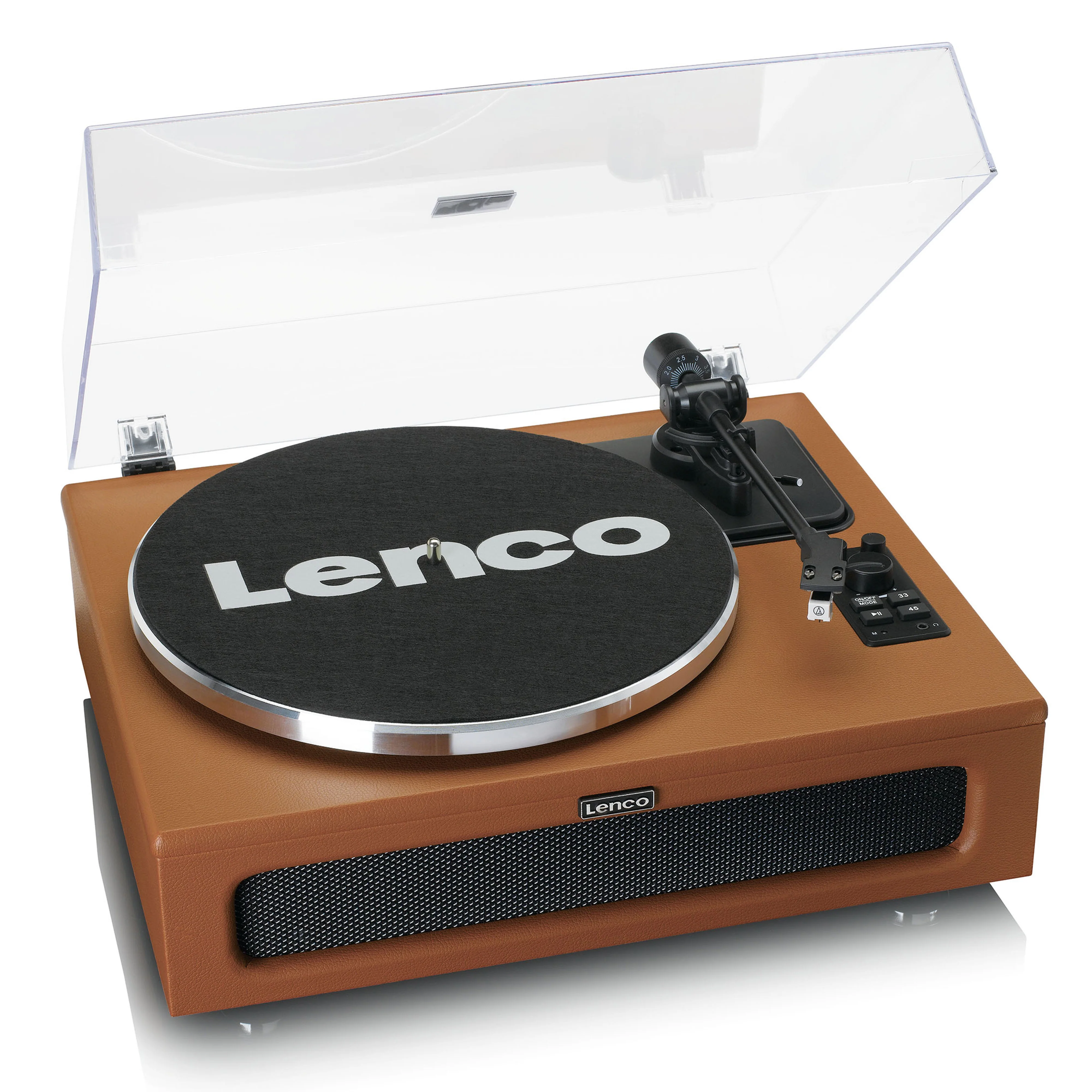 Lenco LS-430BN - Platine vinyle avec 4 haut-parleurs incorporés - Marron - Image 3