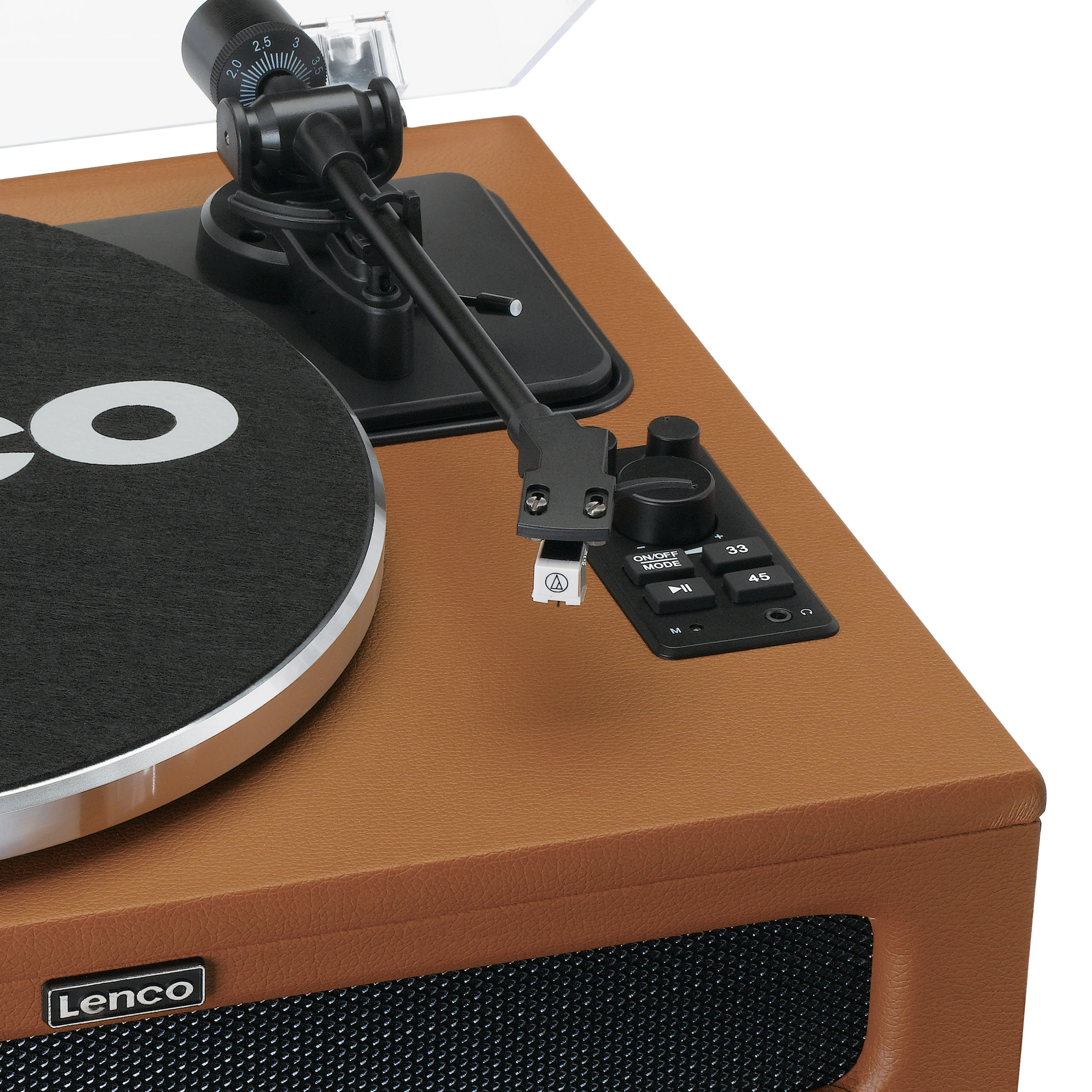 Lenco LS-430BN - Platine vinyle avec 4 haut-parleurs incorporés - Marron - Image 9