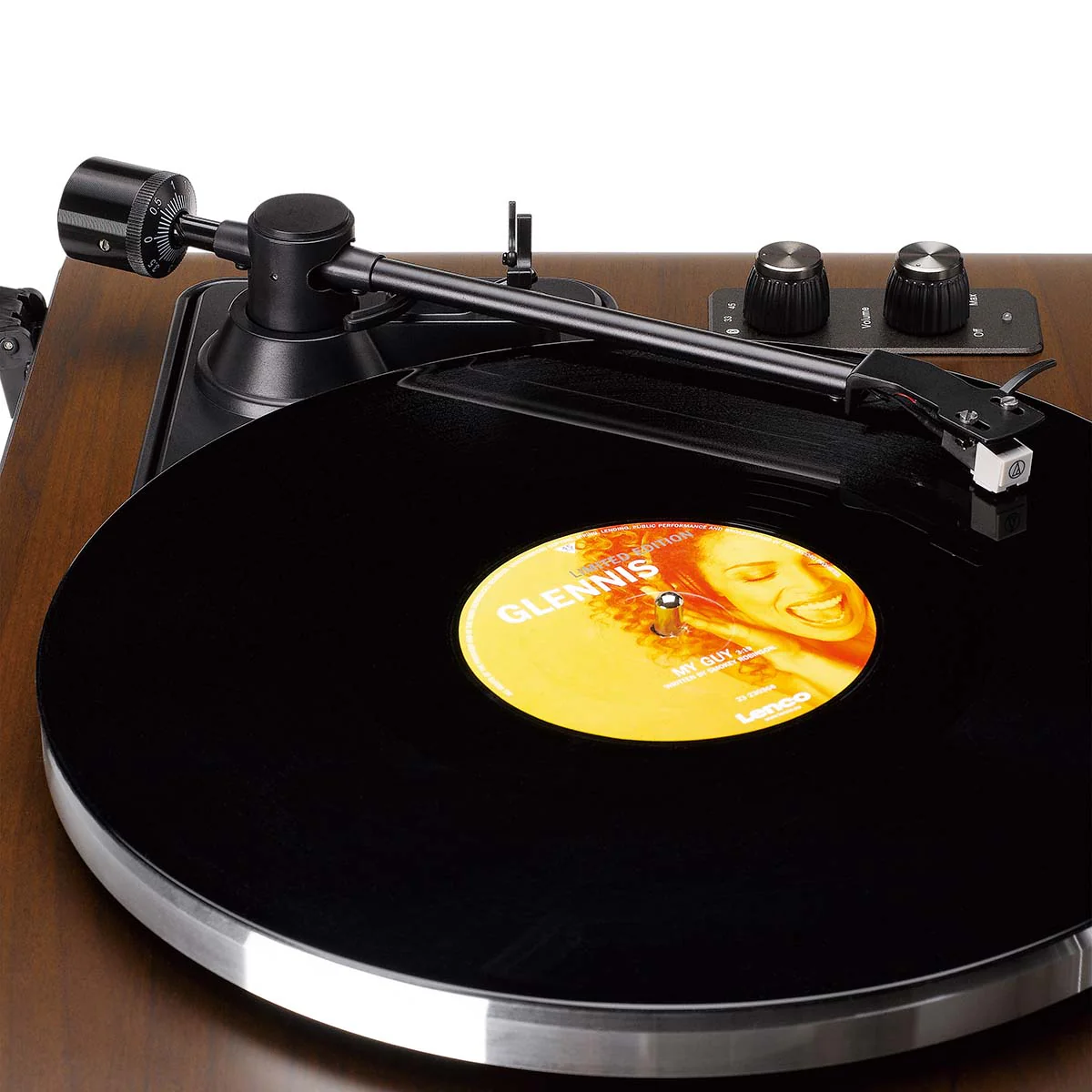Lenco LS-470WA - Platine vinyle avec haut-parleurs intégrés et Bluetooth® - Noyer - Image 11