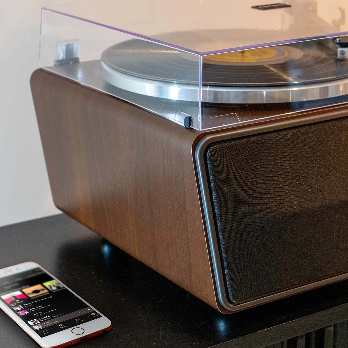 Lenco LS-470WA - Platine vinyle avec haut-parleurs intégrés et Bluetooth® - Noyer - Image 27