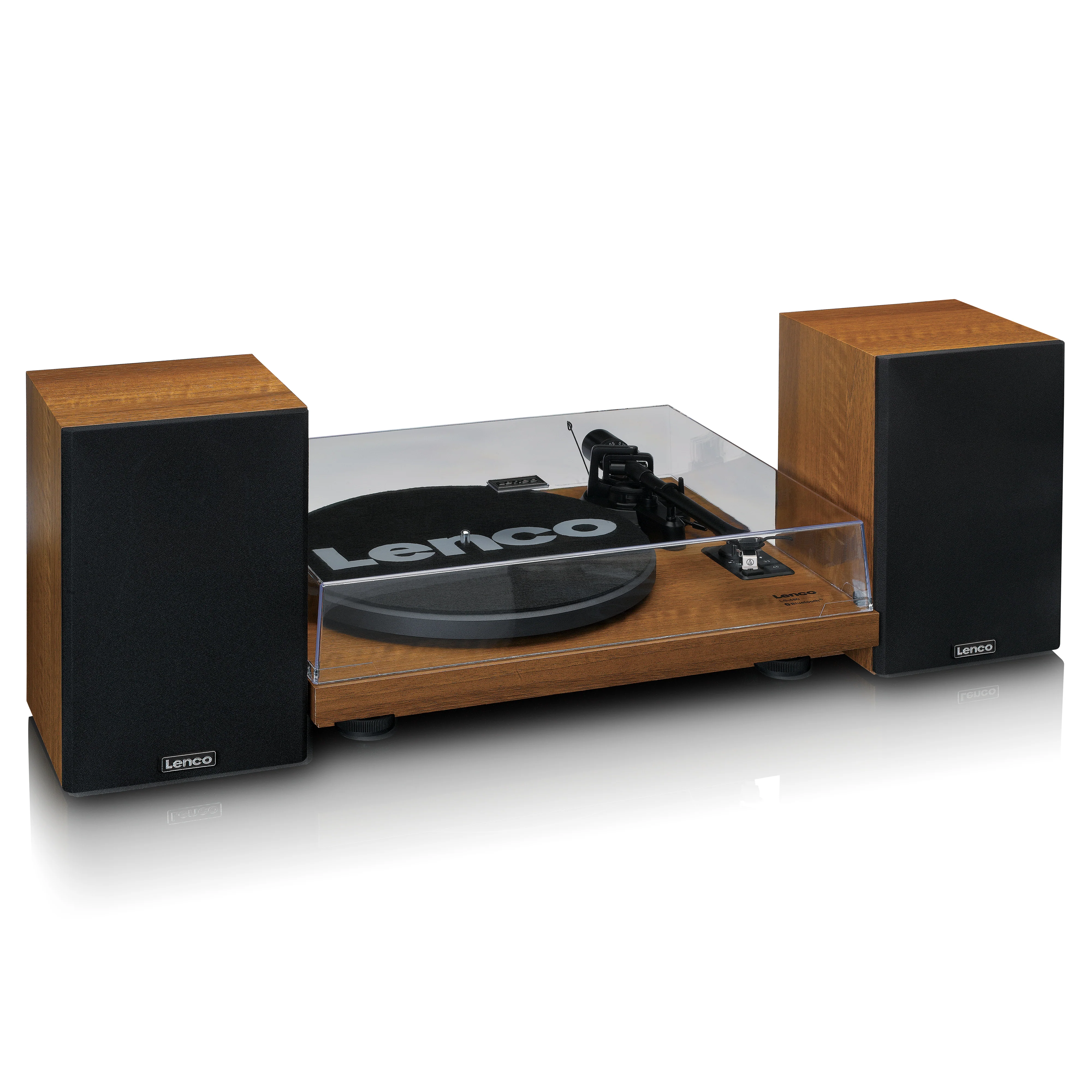 Lenco LS-480WD - Platine vinyle Bluetooth® avec deux haut-parleurs externes et 2 x 30 watts RMS, bois - Image 5