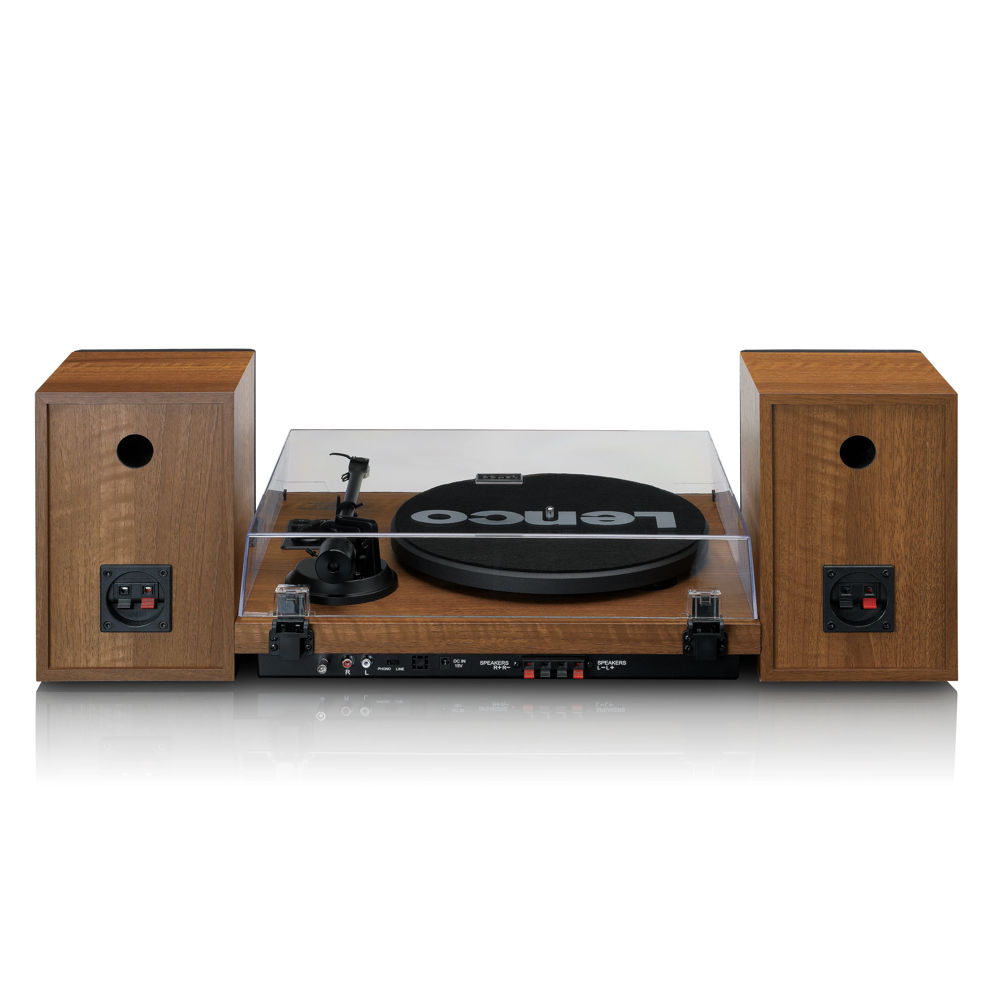 Lenco LS-480WD - Platine vinyle Bluetooth® avec deux haut-parleurs externes et 2 x 30 watts RMS, bois - Image 6