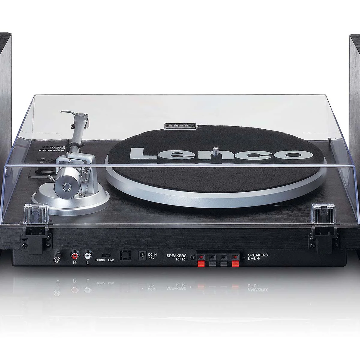 Lenco LS-500BK - Platine avec amplificateur intégré, Bluetooth® et deux enceintes externes - Noir - Image 7