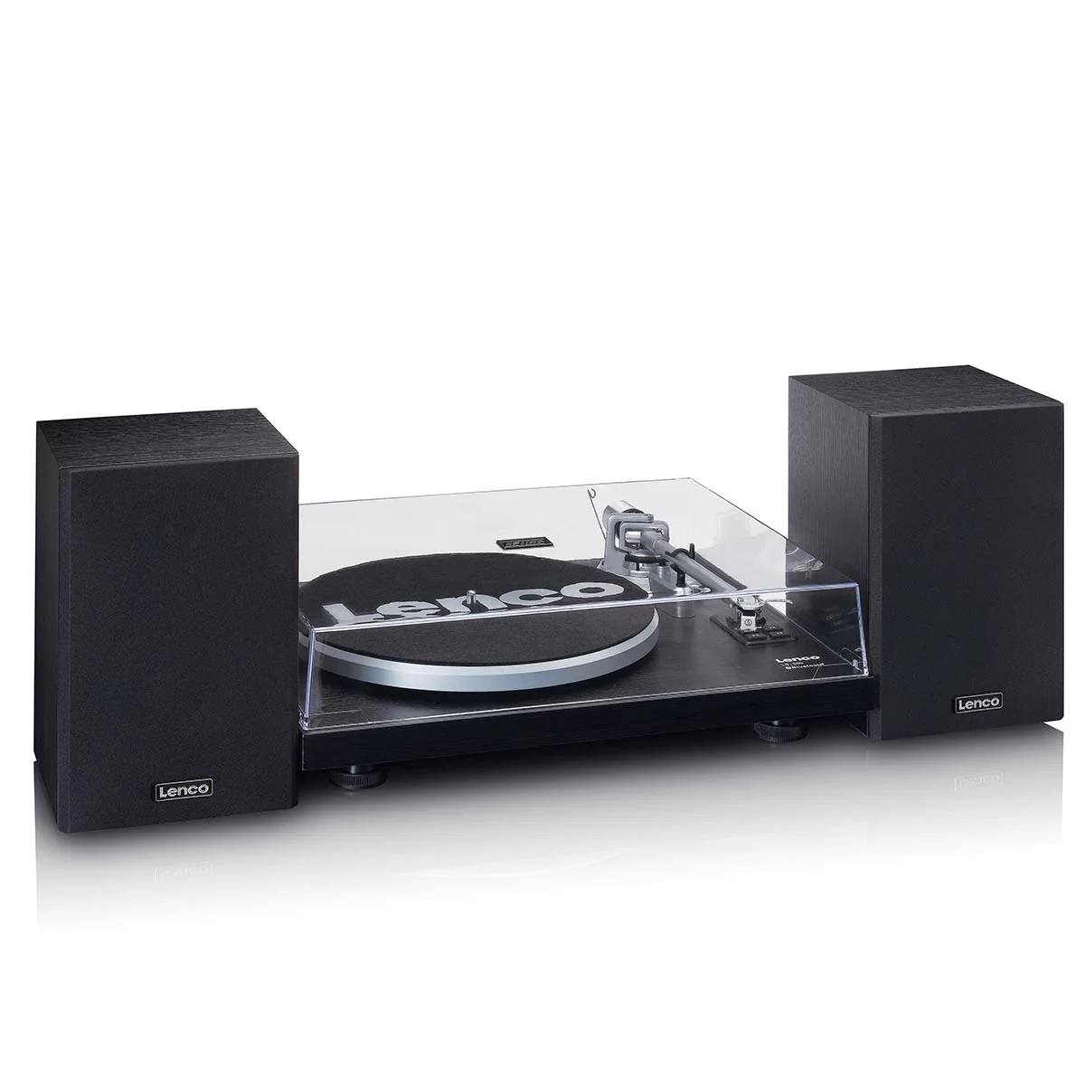 Lenco LS-500BK - Platine avec amplificateur intégré, Bluetooth® et deux enceintes externes - Noir - Image 9