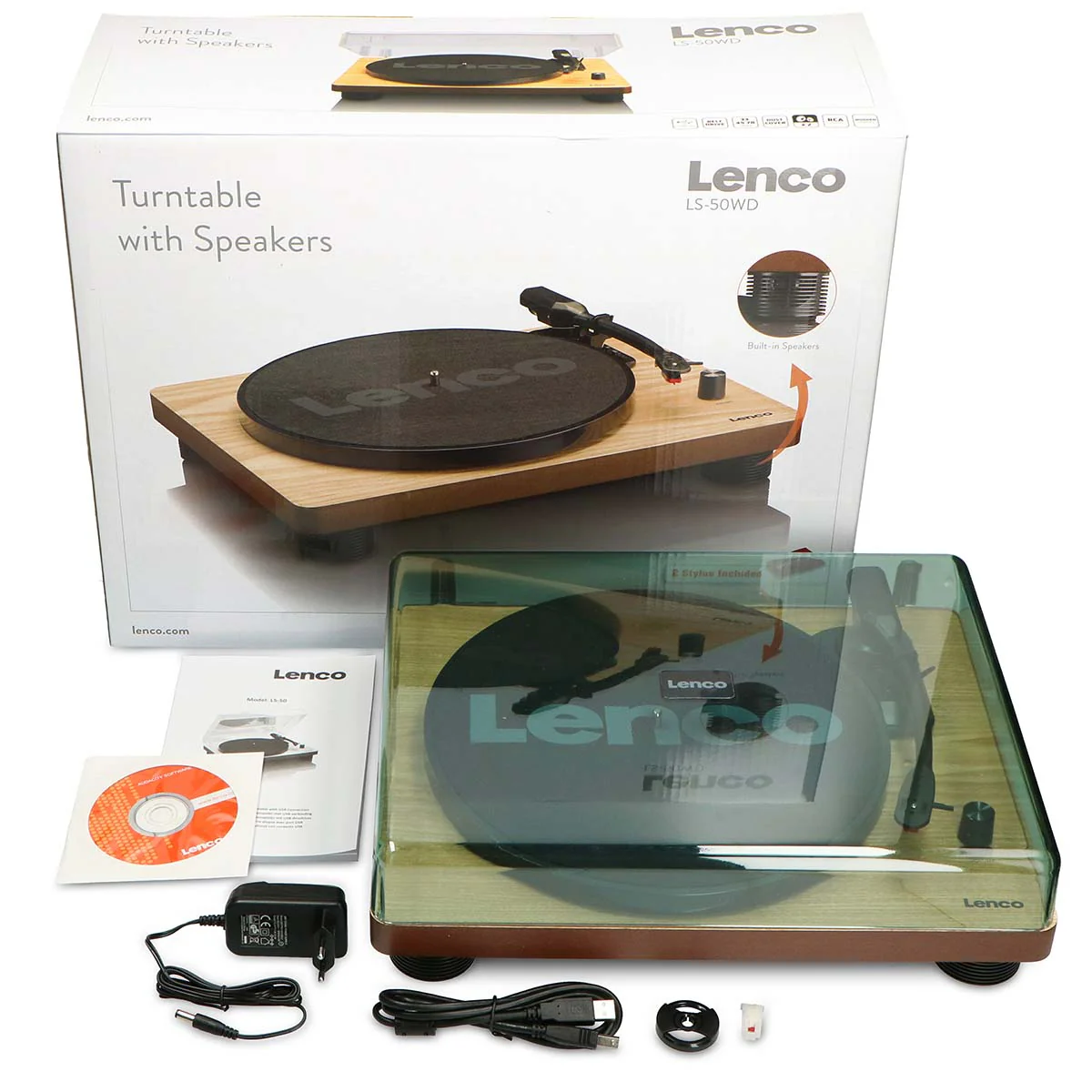 Lenco LS-50GY - Platine vinyle avec haut-parleurs intégrés - Gris - Image 14