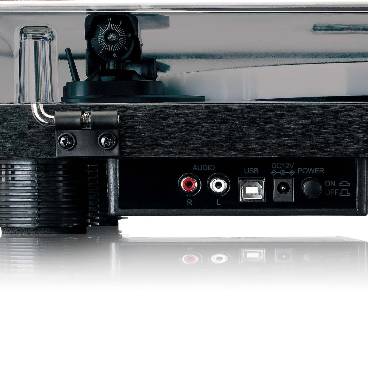 Lenco LS-50LEDBK - Platine vinyle avec haut-parleurs intégrés et éclairage LED - Noir - Image 8
