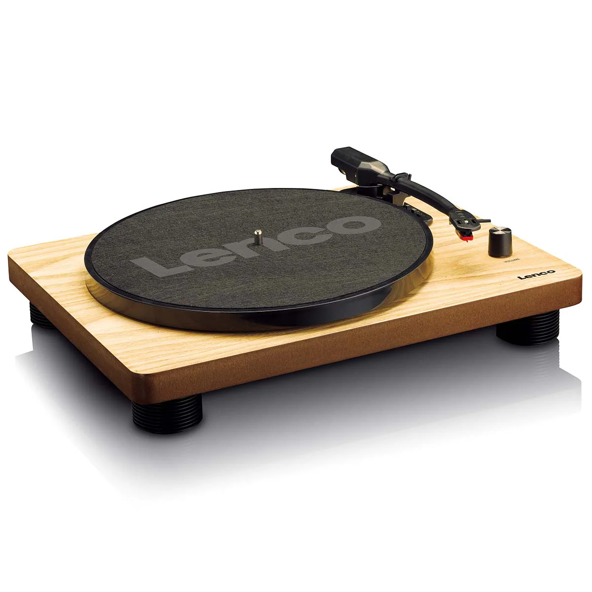 Lenco LS-50WD - platine avec haut-parleurs intégrés et encodage USB - Bois - Image 3