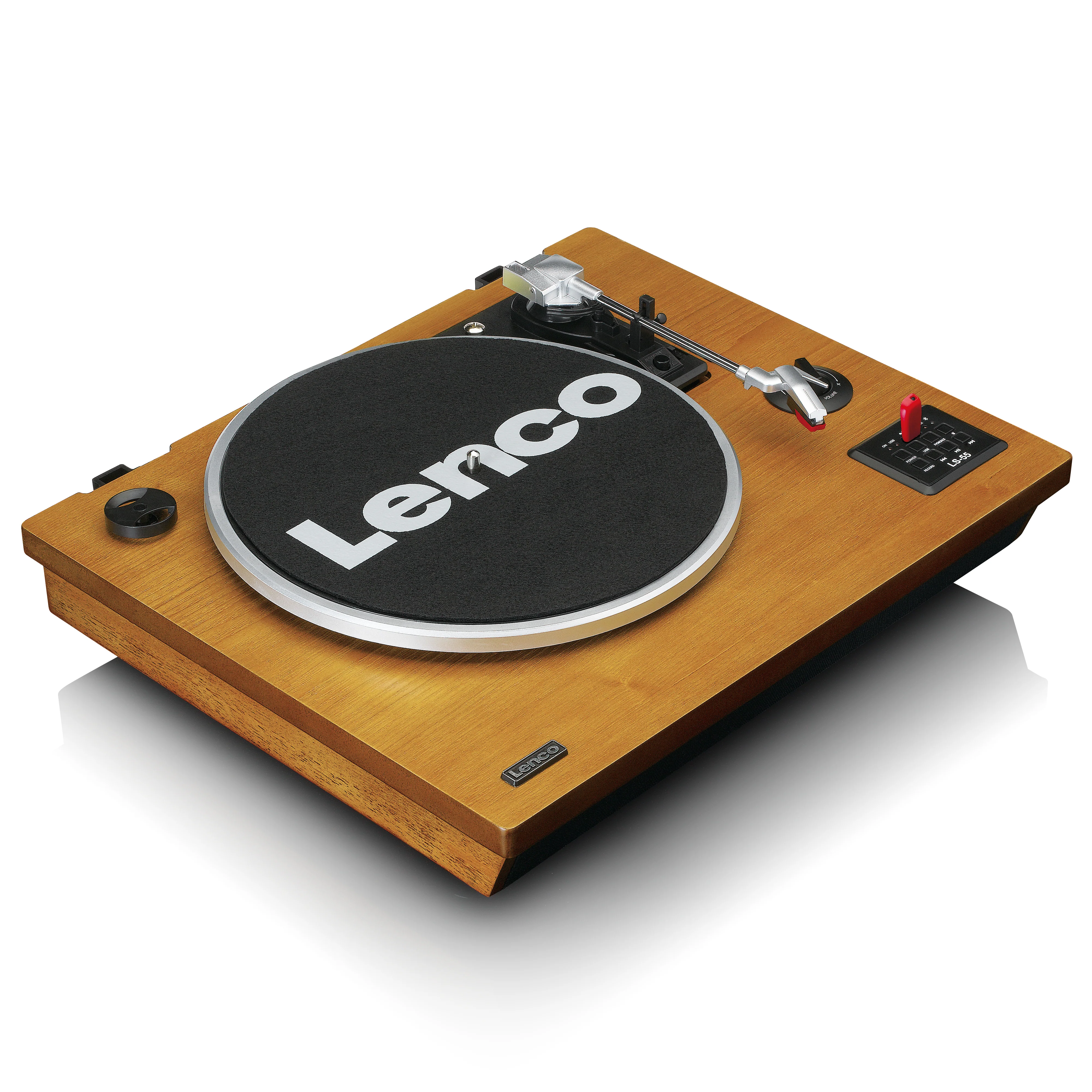 Lenco LS-55WA - Platine vinyle avec Bluetooth®, USB, MP3, haut-parleurs - Bois - Image 5
