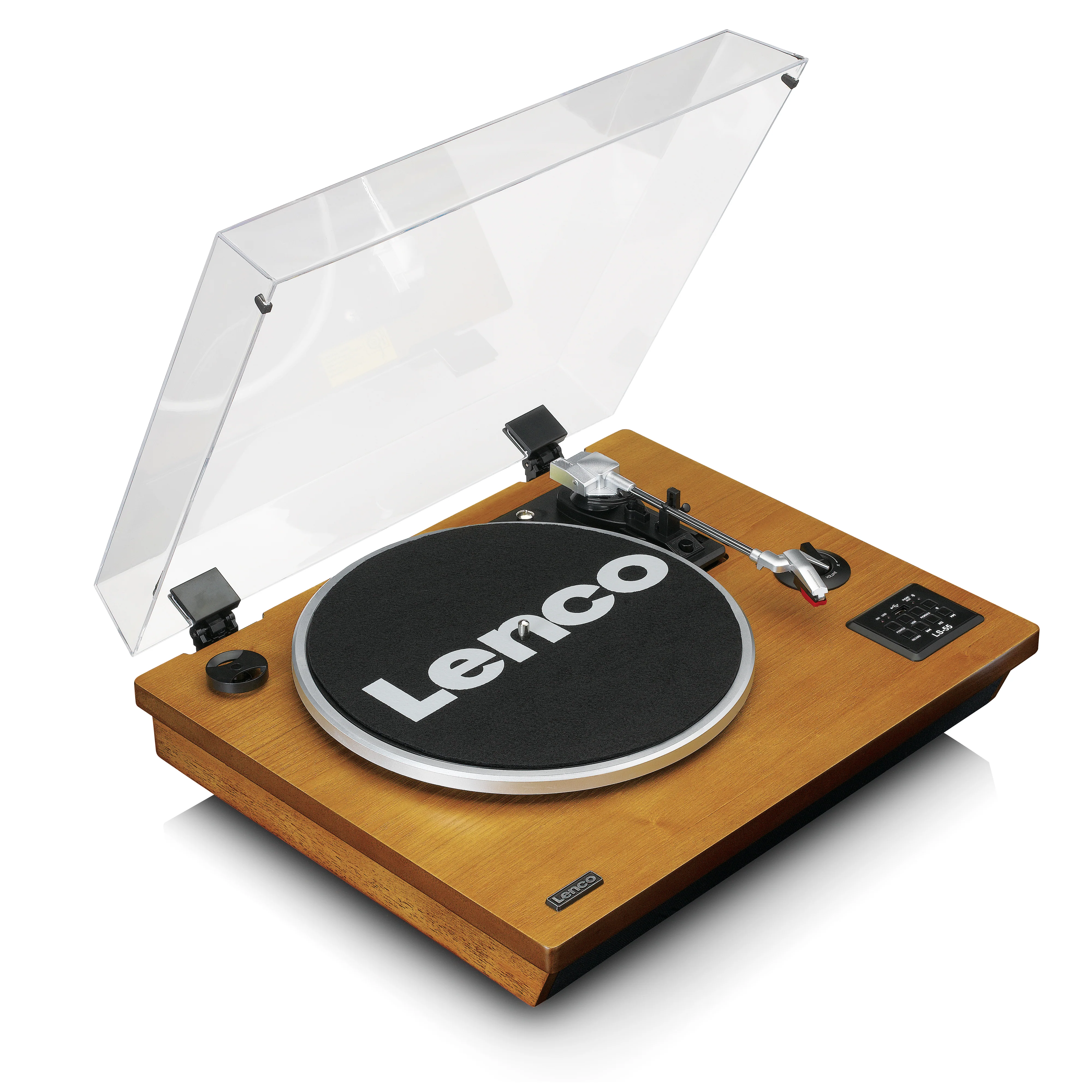 Lenco LS-55WA - Platine vinyle avec Bluetooth®, USB, MP3, haut-parleurs - Bois - Image 6