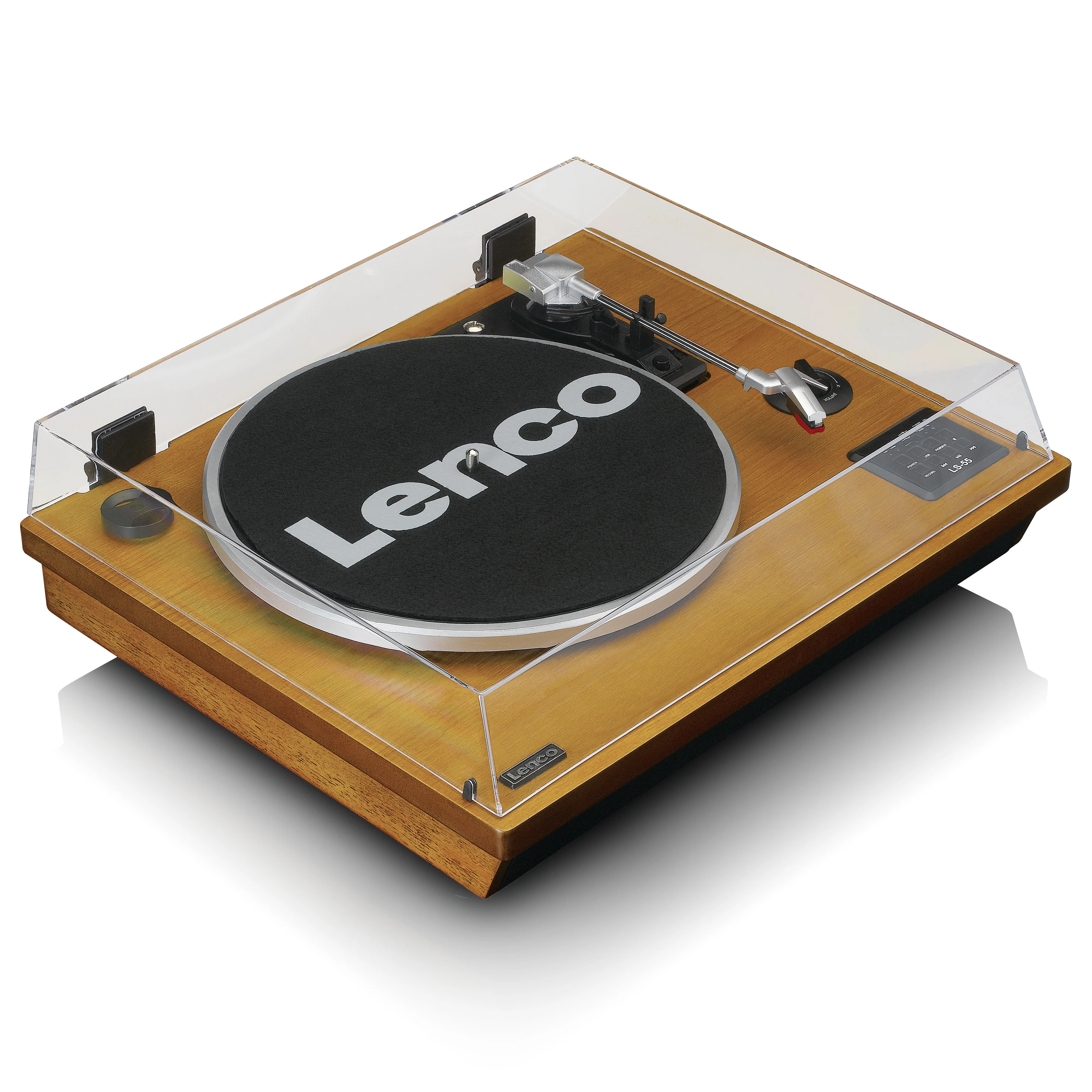 Lenco LS-55WA - Platine vinyle avec Bluetooth®, USB, MP3, haut-parleurs - Bois - Image 7