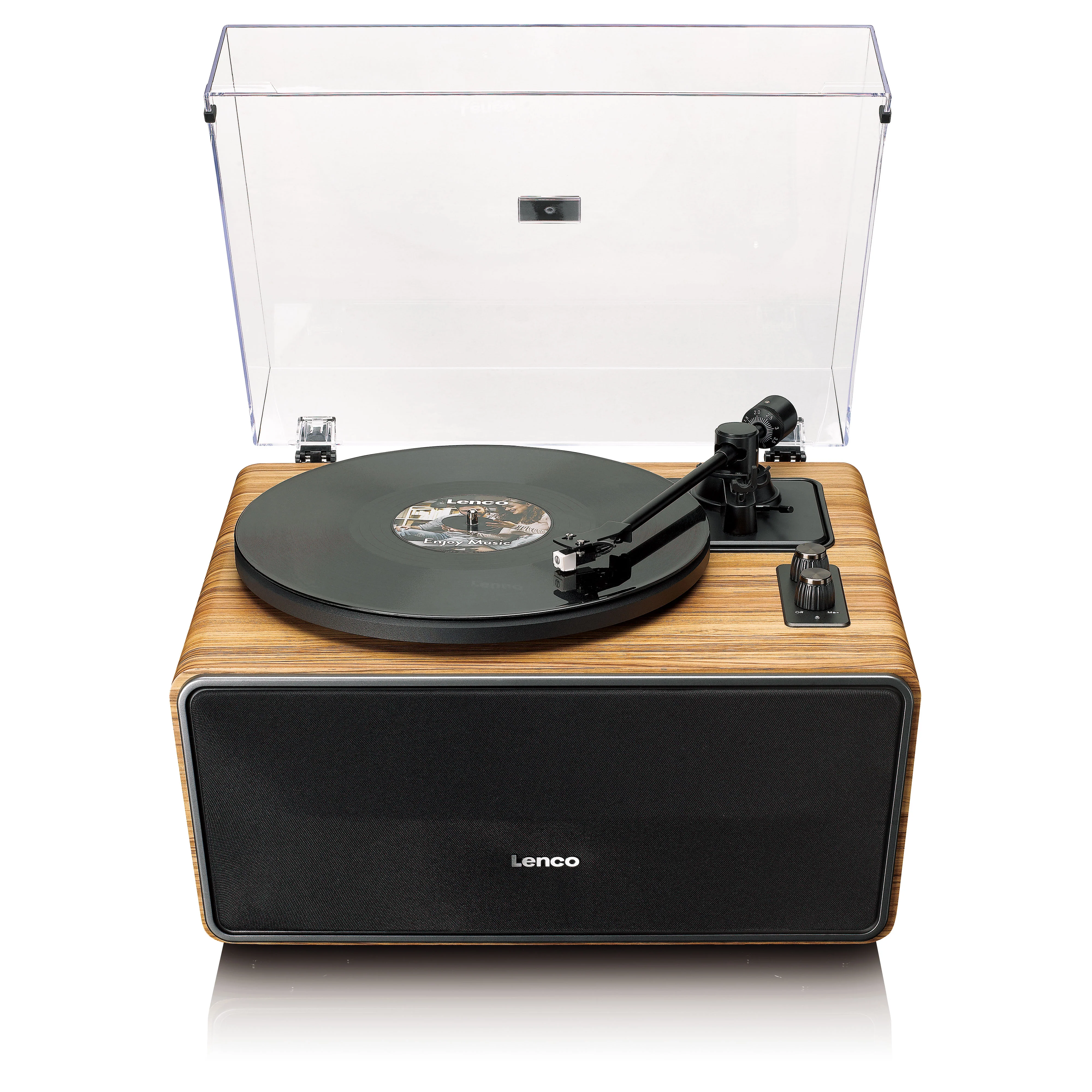 Lenco LS-570OK - Platine vinyle avec haut-parleurs intégrés et Bluetooth® - Platine vinyle sur pieds - Chêne - Image 19