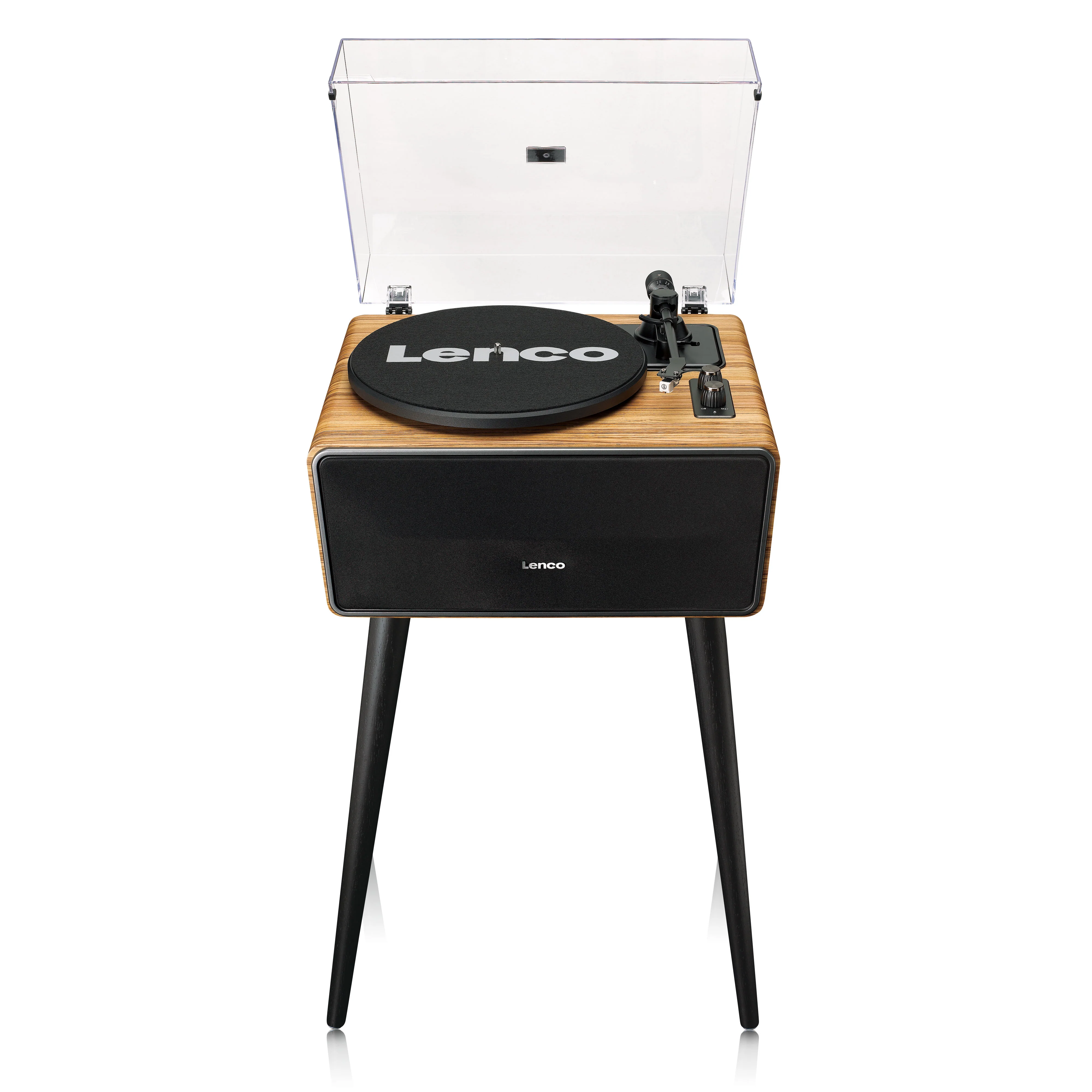 Lenco LS-570OK - Platine vinyle avec haut-parleurs intégrés et Bluetooth® - Platine vinyle sur pieds - Chêne - Image 3